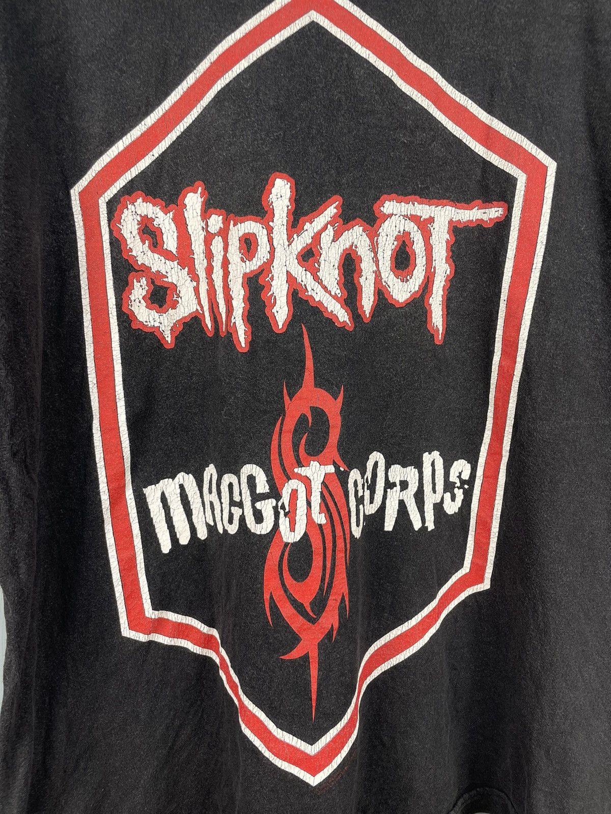 Band Tees Vintage Slipknot maggot corps Nu Metal band t shirt Size US L / EU 52-54 / 3 - 4 Thumbnail