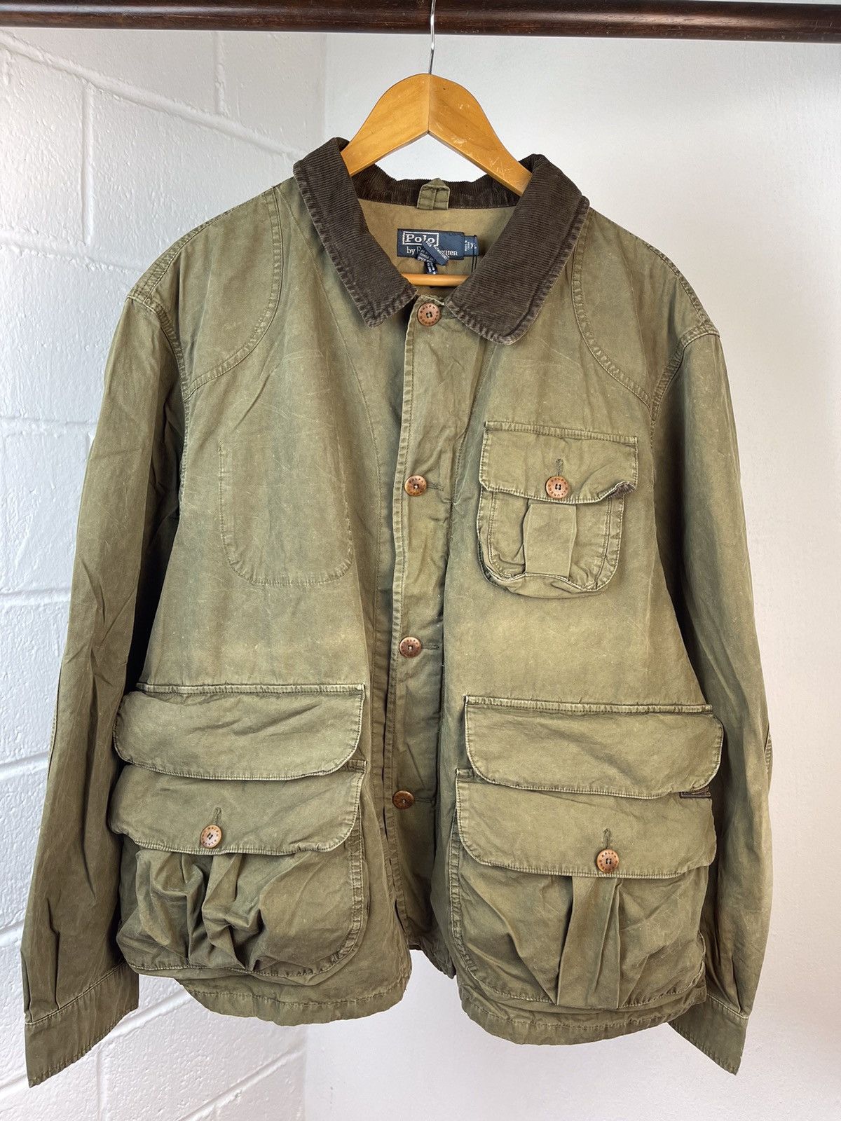 Polo Ralph Lauren × RRL Ralph Lauren × Ralph Lauren Vintage Polo Ralph Lauren Hunting Jacket Size US XL / EU 56 / 4 - 9 Thumbnail