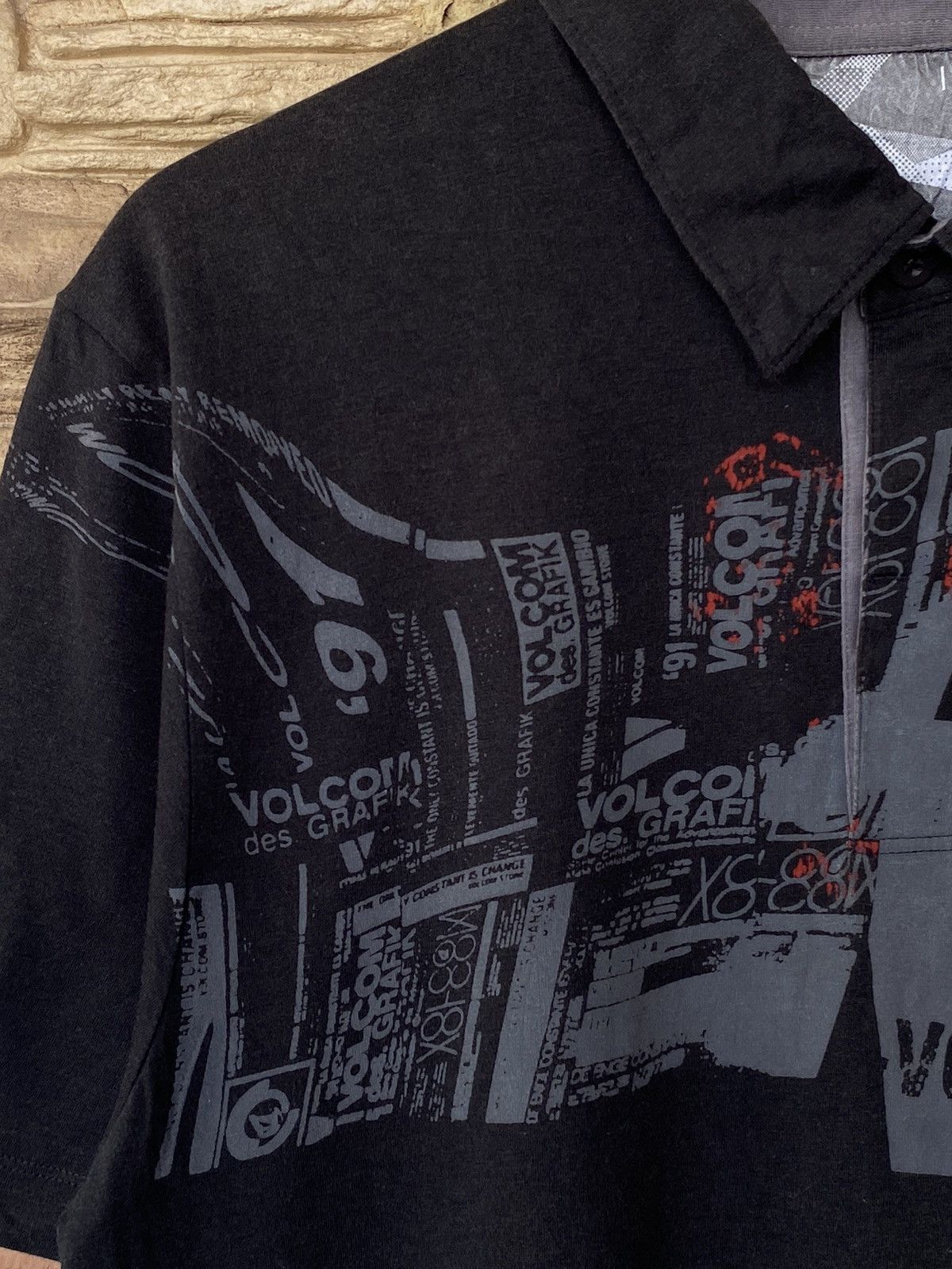Vintage × Volcom Y2K Volcom Stone Polos Tee Size US L / EU 52-54 / 3 - 6 Thumbnail