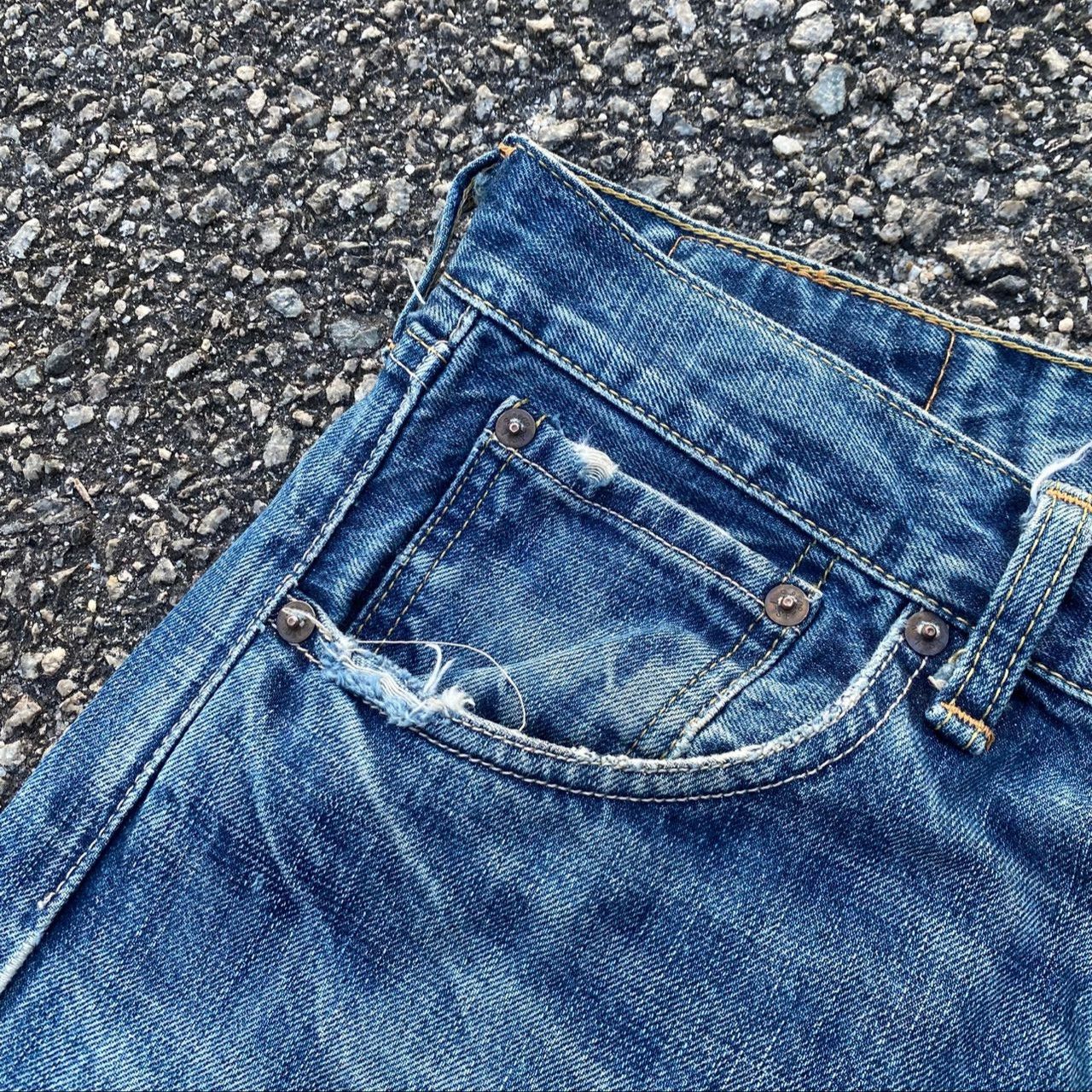 Kapital Vintage 90s Levis 503 Distressed Denim Size US 32 / EU 48 - 14 Thumbnail