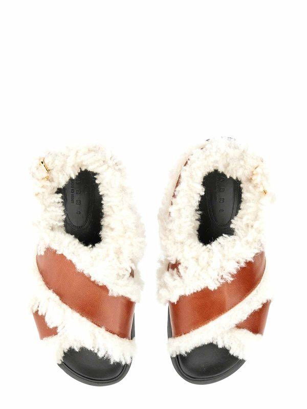 Marni o1y1025 Sandals in Brown/White Size US 6 / IT 36 - 2 Thumbnail