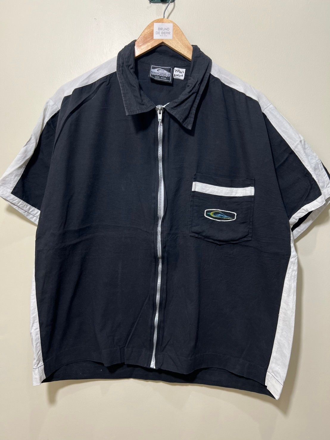 Quicksilver × Quiksilver × Vintage Vintage Quicksilver shirt Full Zip Pocket bnz01 Size US XL / EU 56 / 4 - 3 Thumbnail