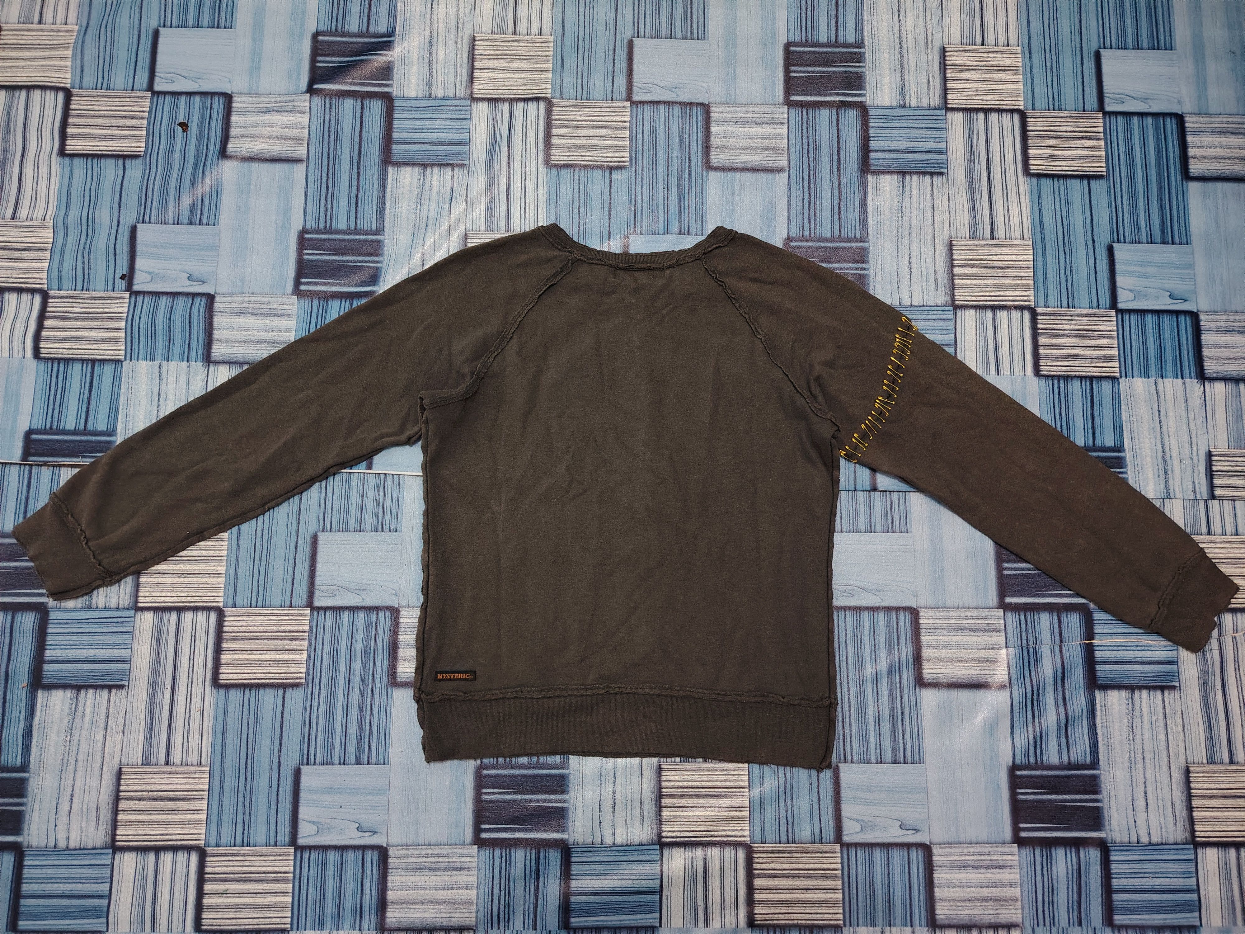 Hysteric Glamour Distressed rare Sweatshirt Hysteric Glamour inspired I6W9 Size S / US 4 / IT 40 - 9 Thumbnail