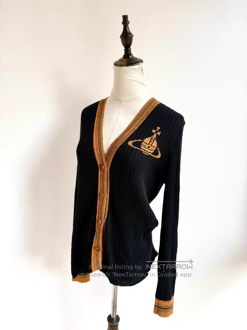 Vivienne Westwood Vivienne Westwood size 00 Black and Orange Striped Saturn K Size S / US 4 / IT 40 - 2 Thumbnail