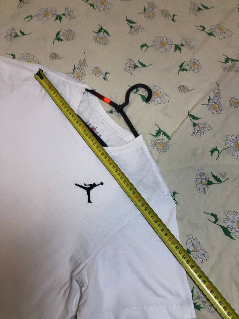 Nike Nike Air Jordan Men's White T-Shirt Black Small Jumpman Logo Size US L / EU 52-54 / 3 - 6 Thumbnail