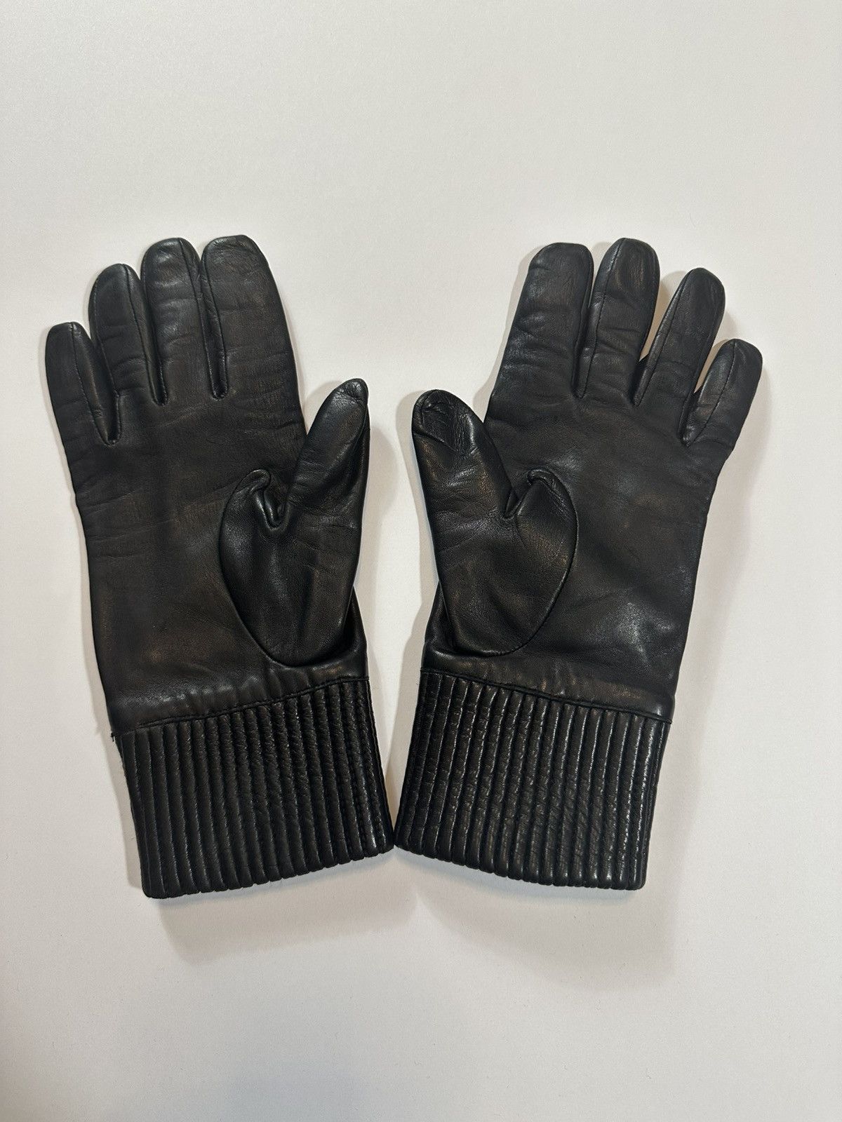 Dior × Hedi Slimane Dior Homme AW05 Leather Gloves Size ONE SIZE - 2 Thumbnail