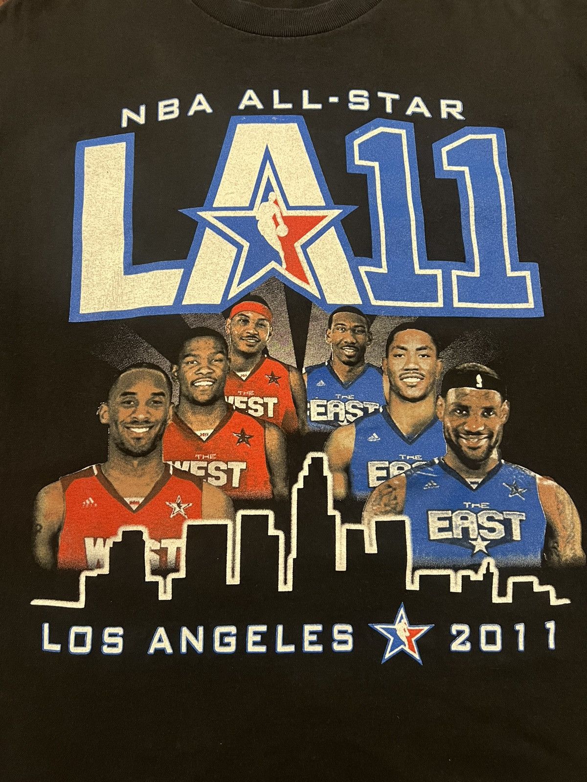 NBA × Nike 2011 LA NBA All Star Shirt Kobe (West) vs Lebron (East) Size US L / EU 52-54 / 3 - 2 Thumbnail