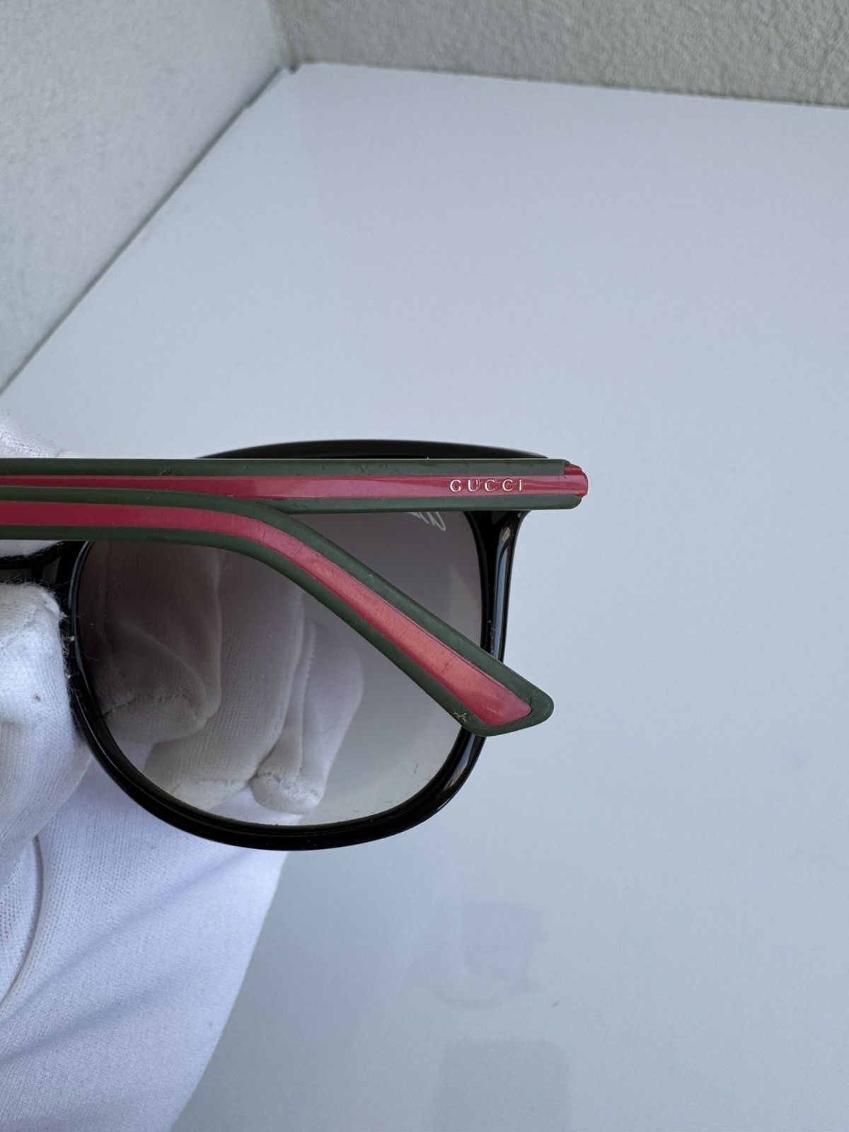 Gucci Gucci Sunglasses GG 3649/S Green Red Luxury Size ONE SIZE - 9 Thumbnail