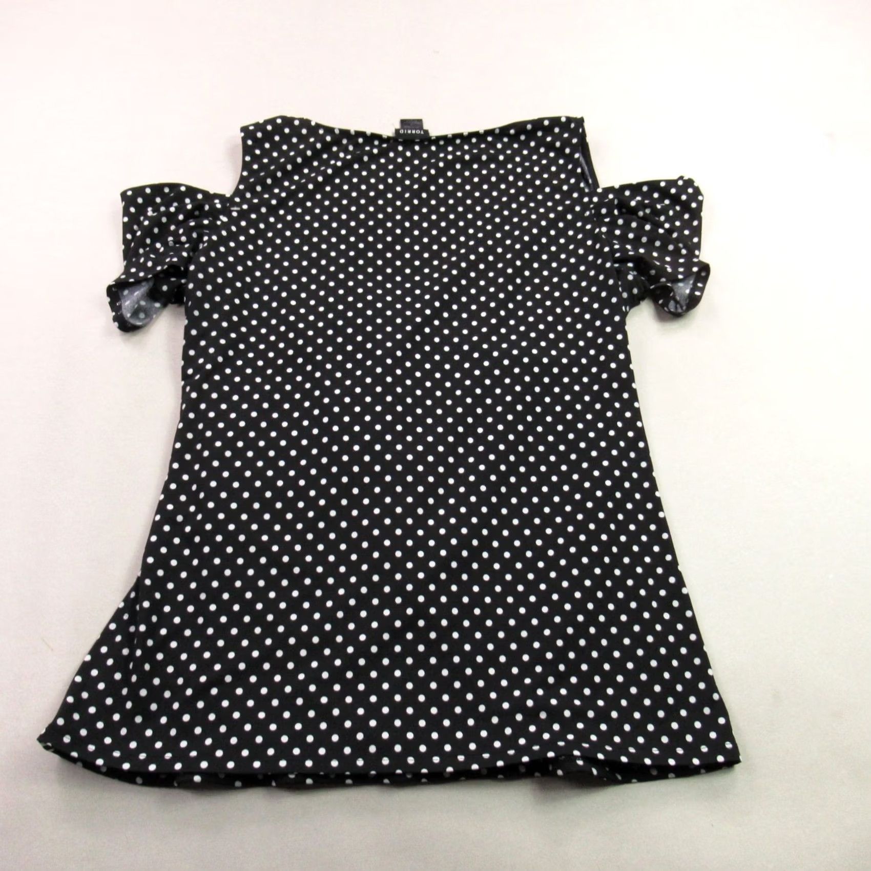 Torrid Torrid Shirt Womens 2 Short Sleeve Lightweight Casual V Neck Black Shirt Size XS / US 0-2 / IT 36-38 - 6 Thumbnail