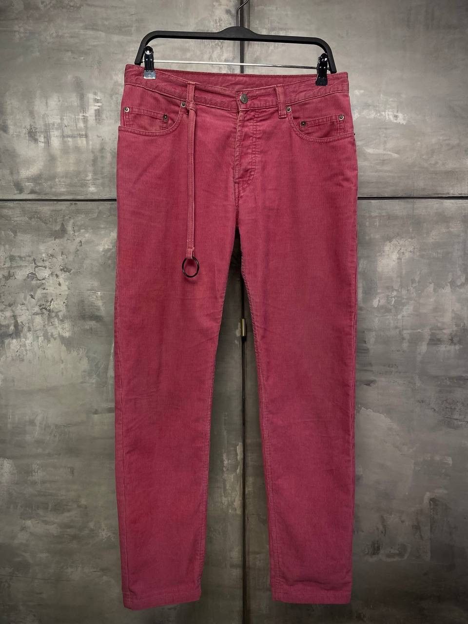 Ann Demeulemeester Pink cord jeans M Size US 30 / EU 46 - 1 Thumbnail