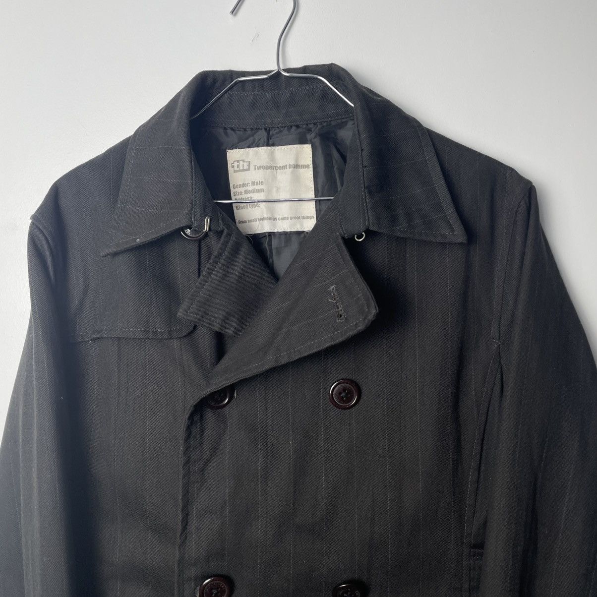 Vintage TPH Pinstripe Double Breasted Coat Size US S / EU 44-46 / 1 - 2 Thumbnail