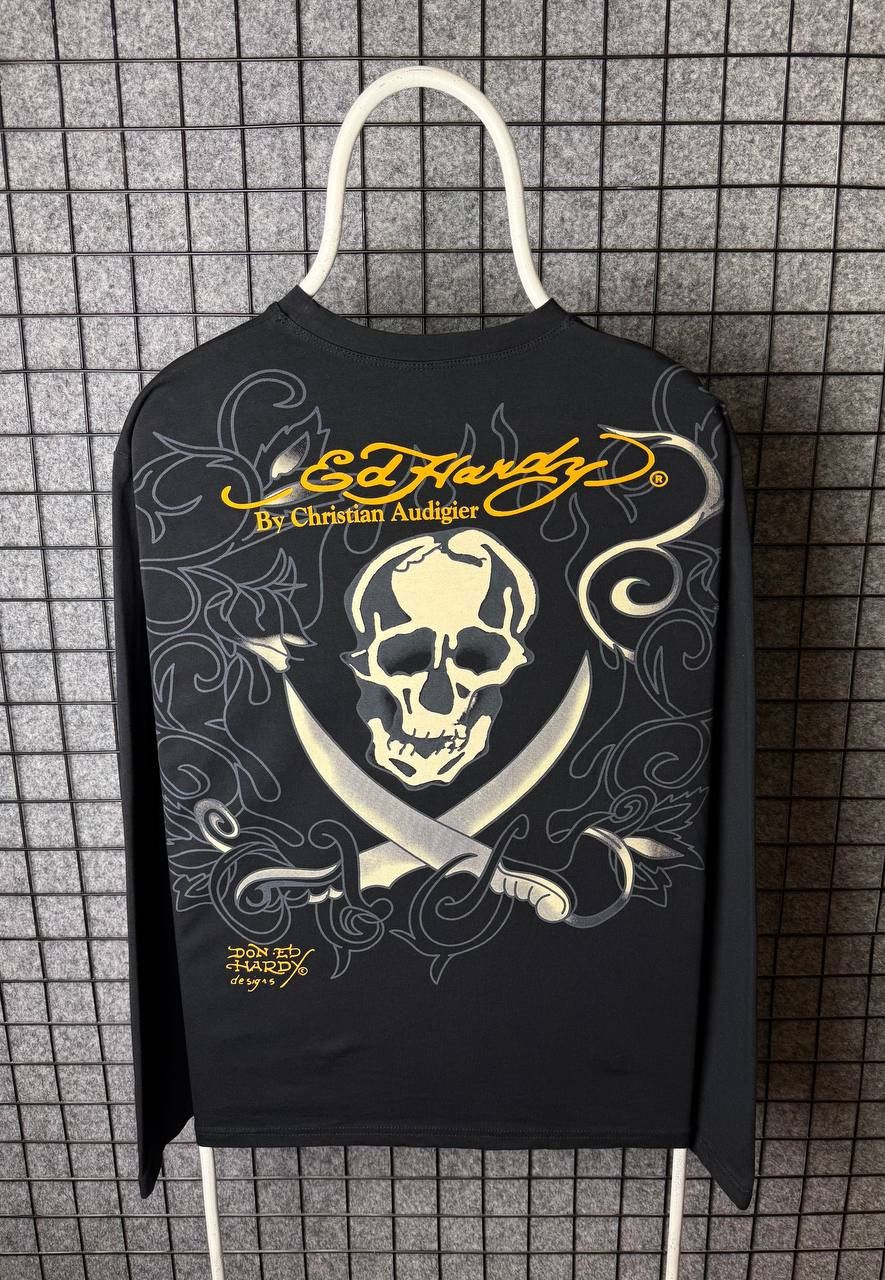 Ed Hardy Ed hardy By Christian Audigier Long Sleeve Japanese Size US XL / EU 56 / 4 - 2 Thumbnail