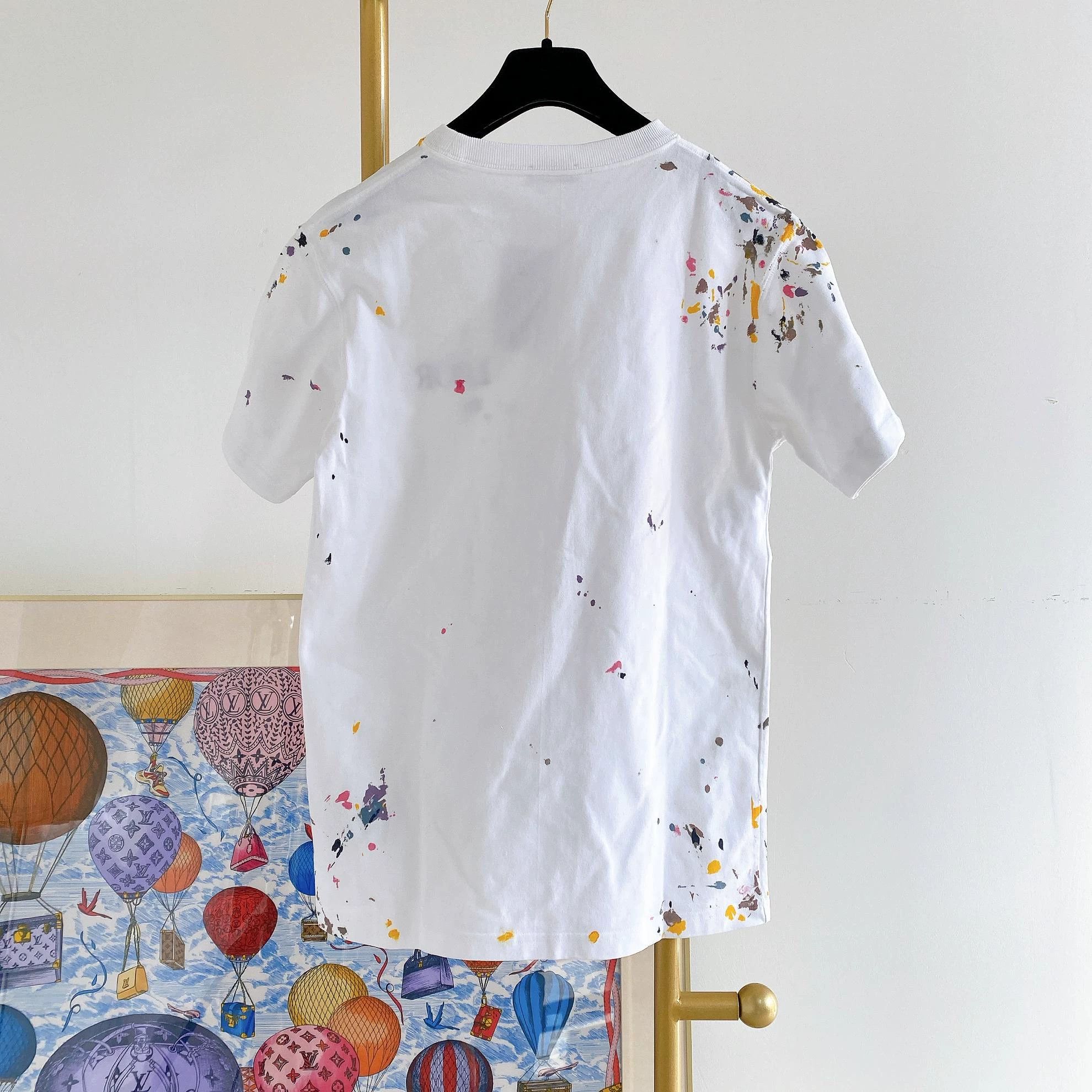 Dior Dior White Graffiti T-Shirt XXS 0569 Size US XXS / EU 40 - 2 Thumbnail