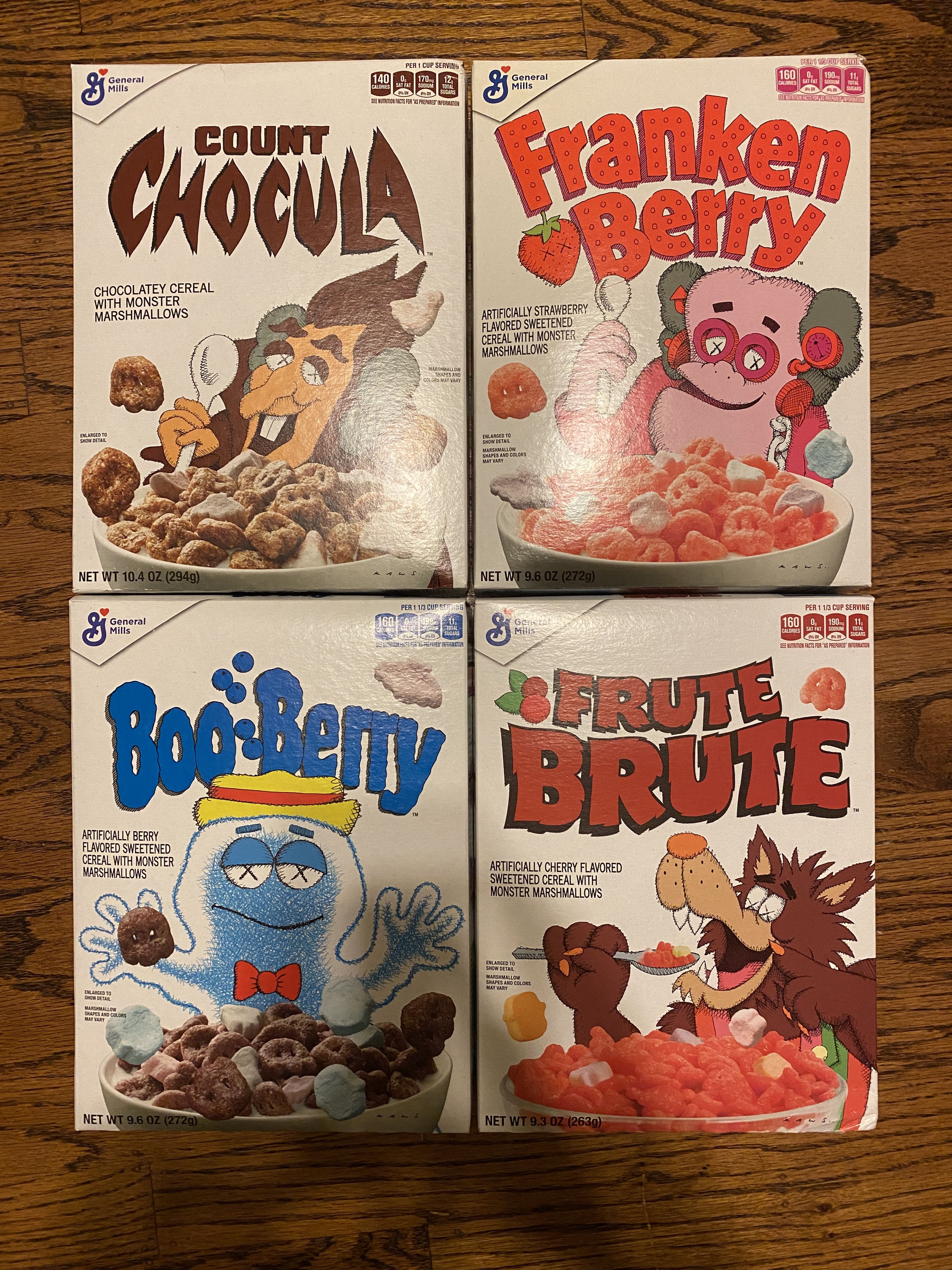 Kaws Kaws x General Mills Monster Cereal Set w/ Limited Figures Size ONE SIZE - 1 Thumbnail