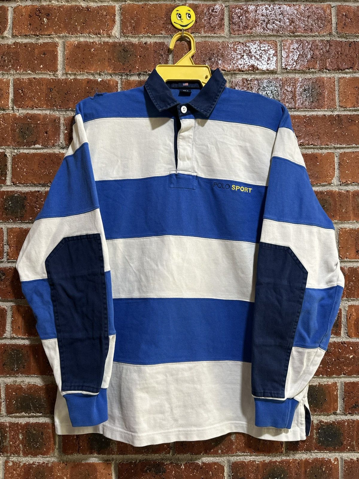 Polo Ralph Lauren Vintage Polo Sport Ralph Lauren Rugby Tee Size US M / EU 48-50 / 2 - 2 Thumbnail