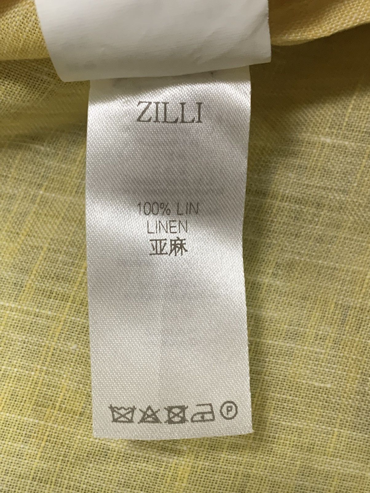 Zilli ZILLI ZIPPED - LINEN LONGSLEEVE SHIRT JACKET Size US XXL / EU 58 / 5 - 10 Thumbnail