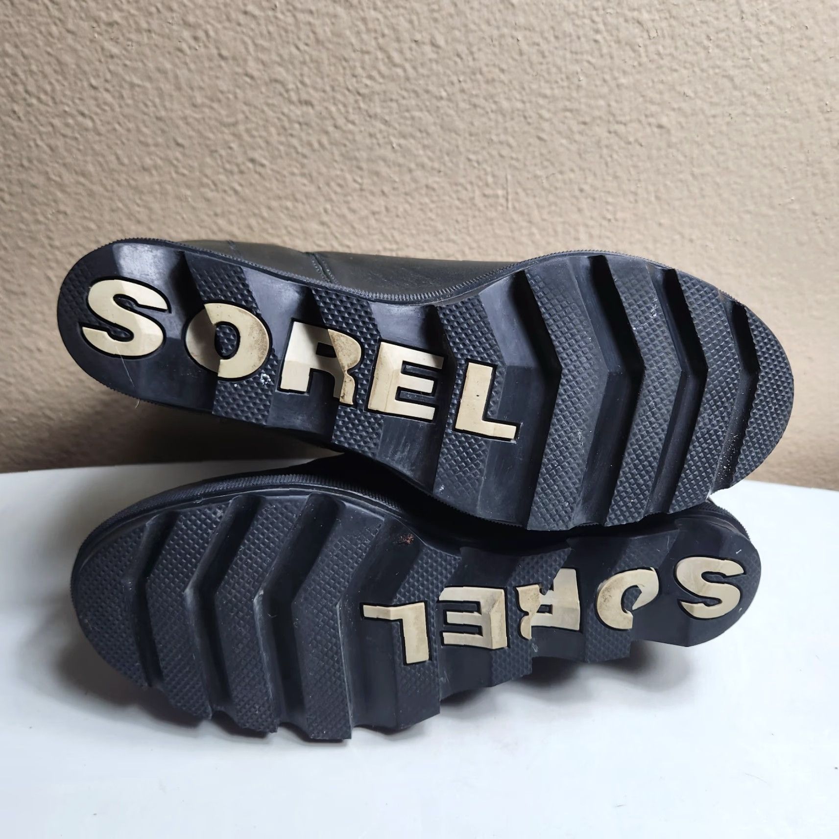 SOREL Sorel Boot Joan of Arctic Zip Wedge II Nubuck Leather Black Womens Size 10 Boots M Black Heel Wedge Casual Size US 10 / IT 40 - 7 Thumbnail