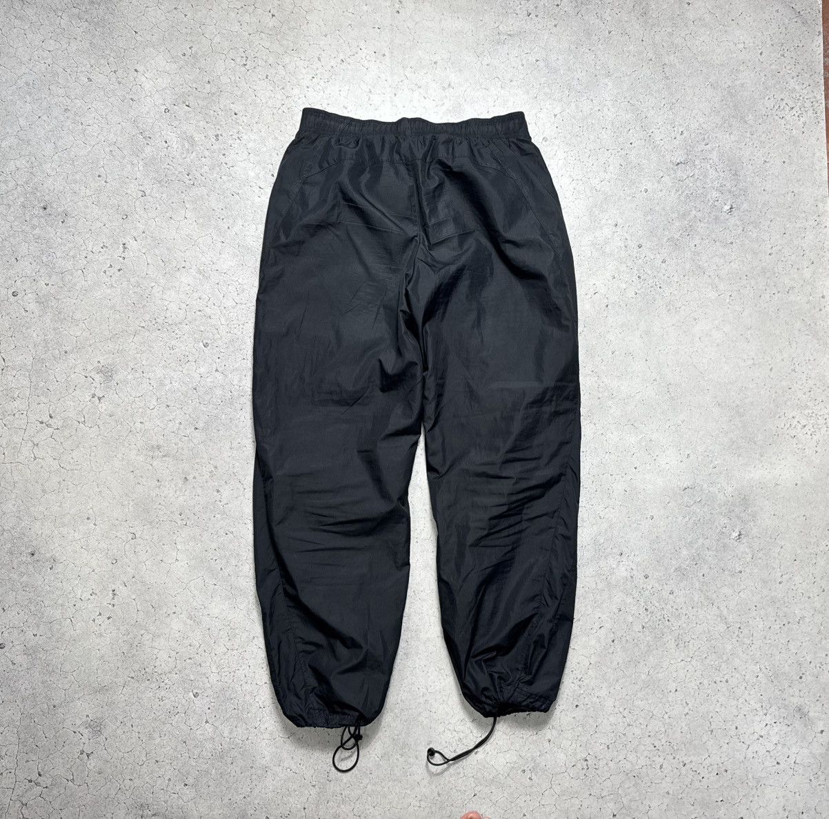 Nike Nike Nylon Track Pants Baggy Drill Swoosh Y2K Black Size US 34 / EU 50 - 2 Thumbnail