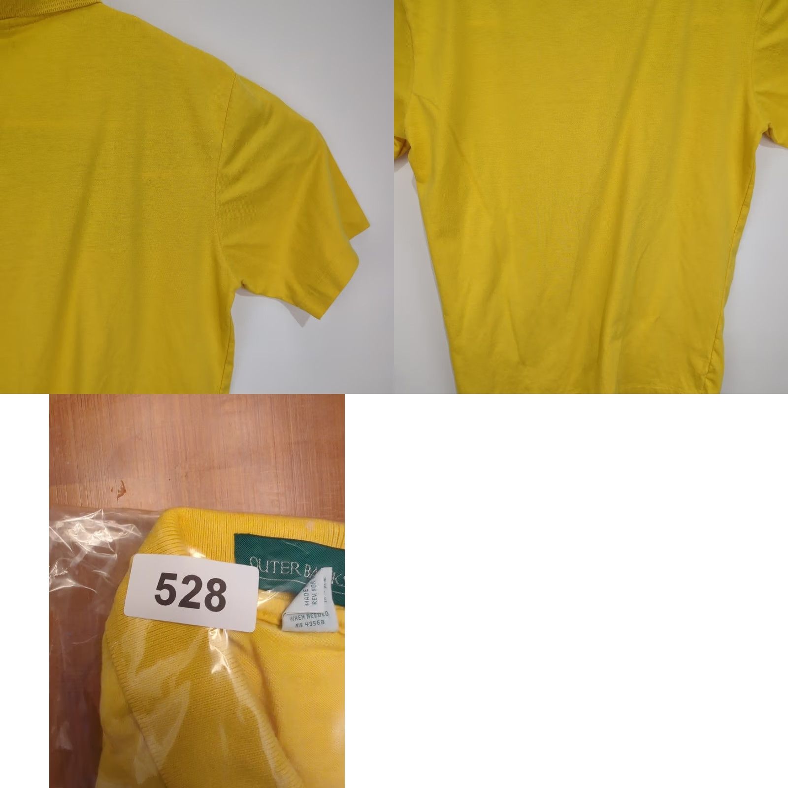 Vintage VINTAGE Outer Banks Polo Shirt Men L Yellow 90s Racing Embroidered Logo Solid Short Sleeve Size US L / EU 52-54 / 3 - 9 Thumbnail