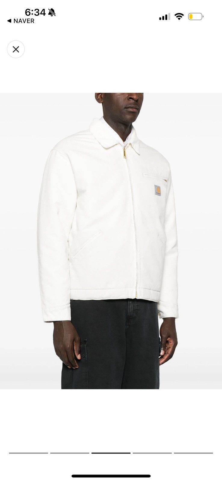 Carhartt Wip Carhartt wip og detroit jacket white Size US M / EU 48-50 / 2 - 2 Thumbnail