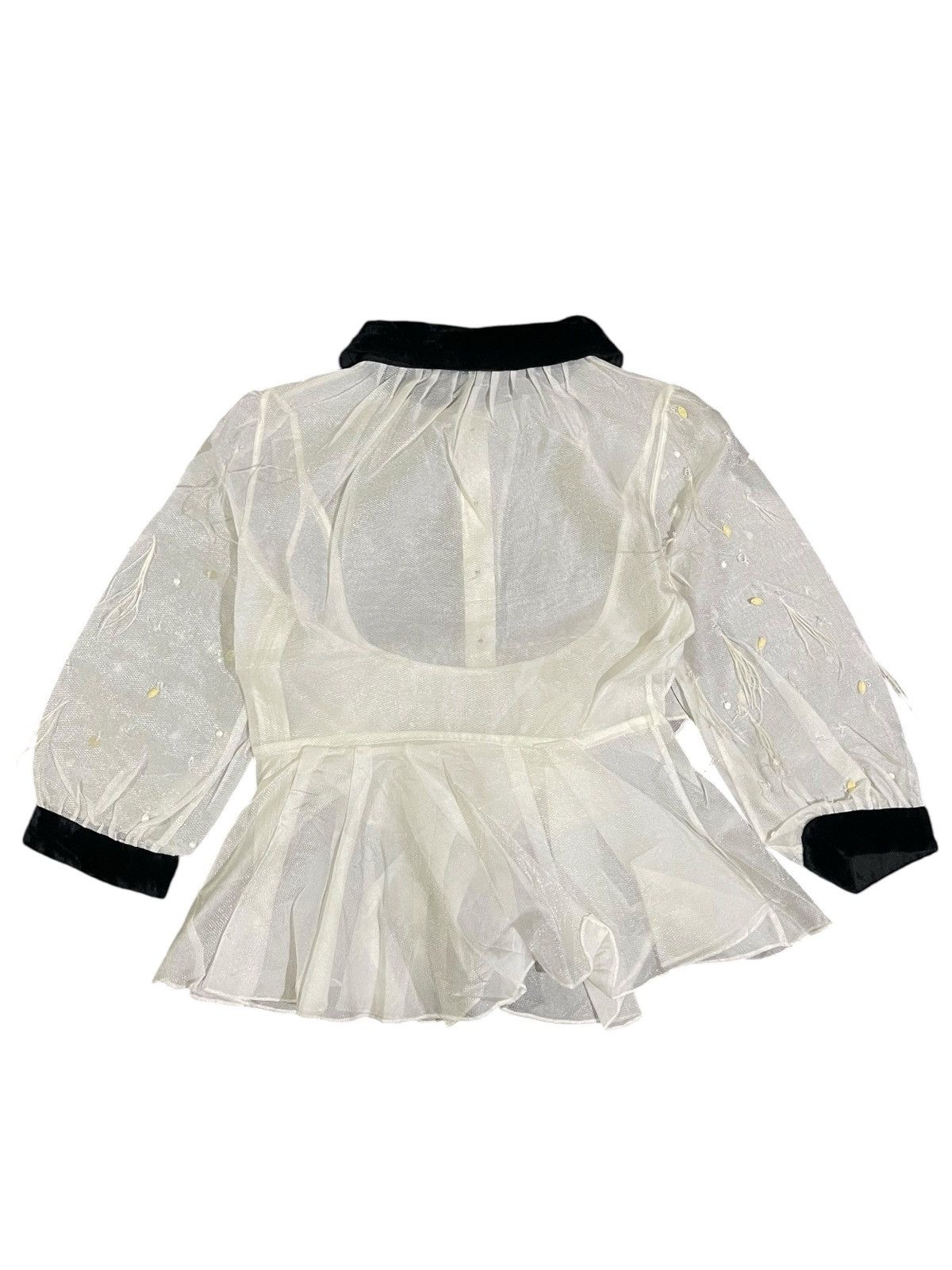 Marc Jacobs Marc Jacobs Mesh White Blouses Size M / US 6-8 / IT 42-44 - 2 Thumbnail