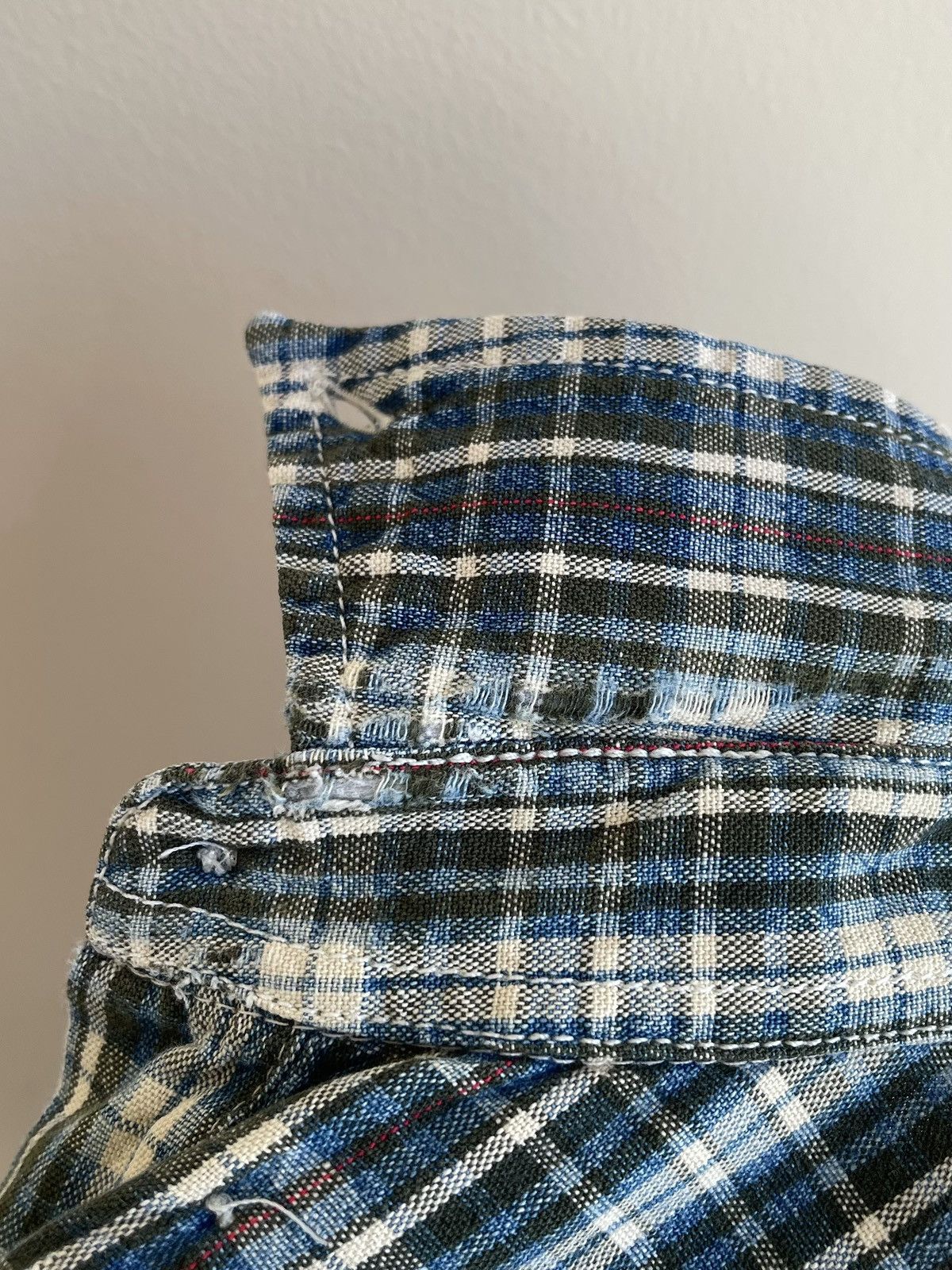 Levi's White Tab Plaid Checked Button Down Long Sleeve Shirt 90s Size US M / EU 48-50 / 2 - 15 Thumbnail
