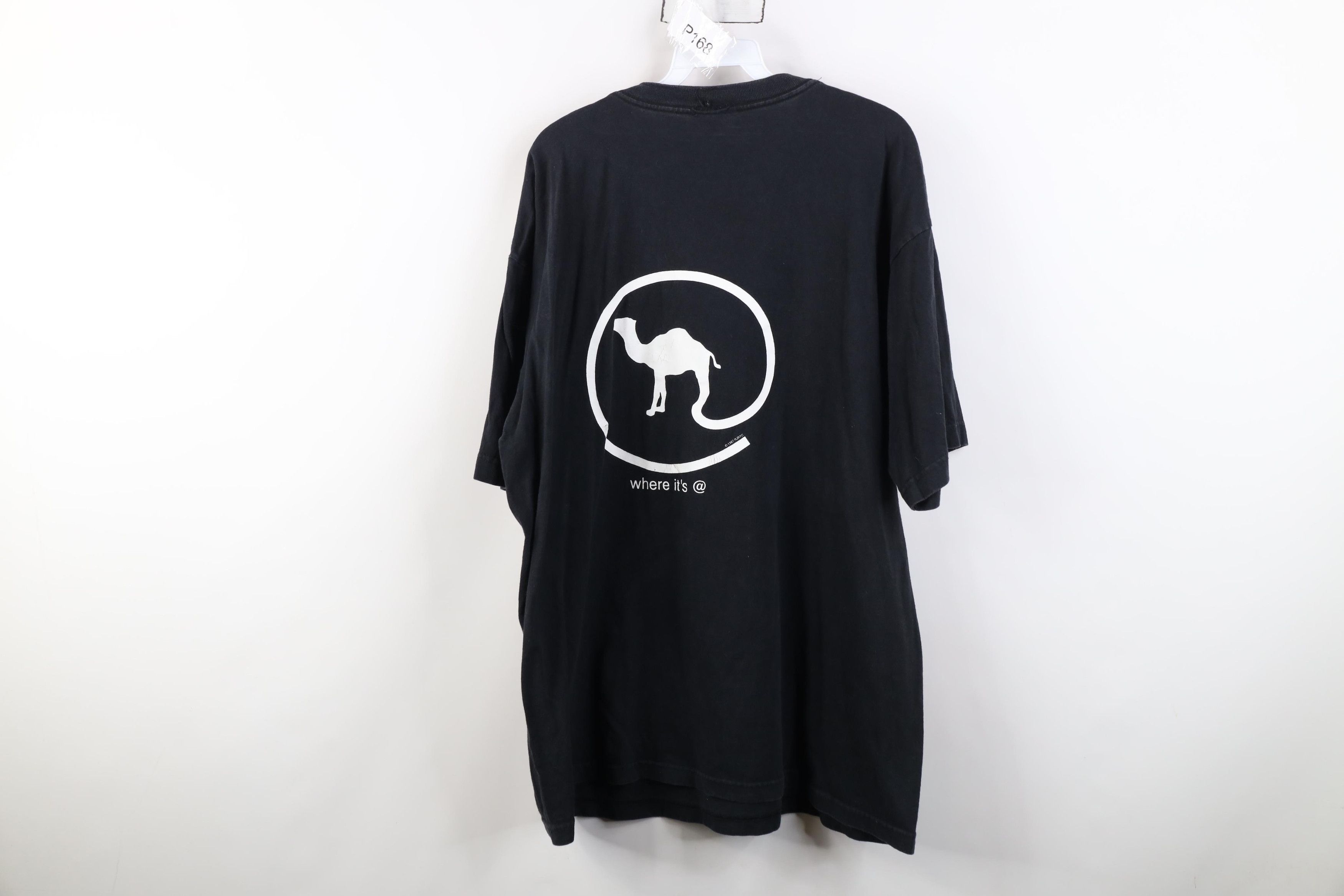 Vintage Vintage 90s Camel Cigarettes Short Sleeve T-Shirt Black Size US XL / EU 56 / 4 - 15 Thumbnail