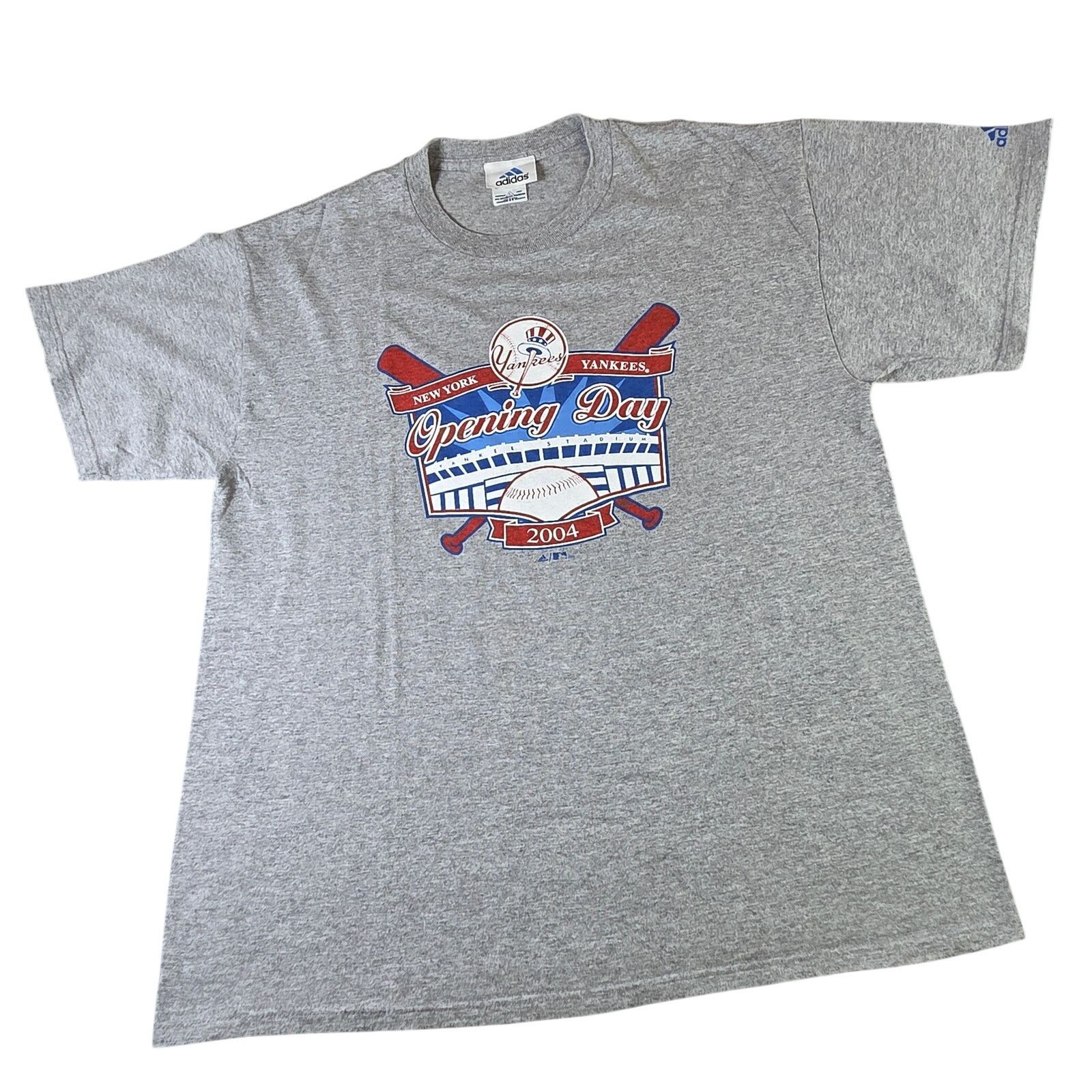 Adidas Adidas Yankees 2004 Opening Day T Shirt Size L Size US L / EU 52-54 / 3 - 1 Thumbnail