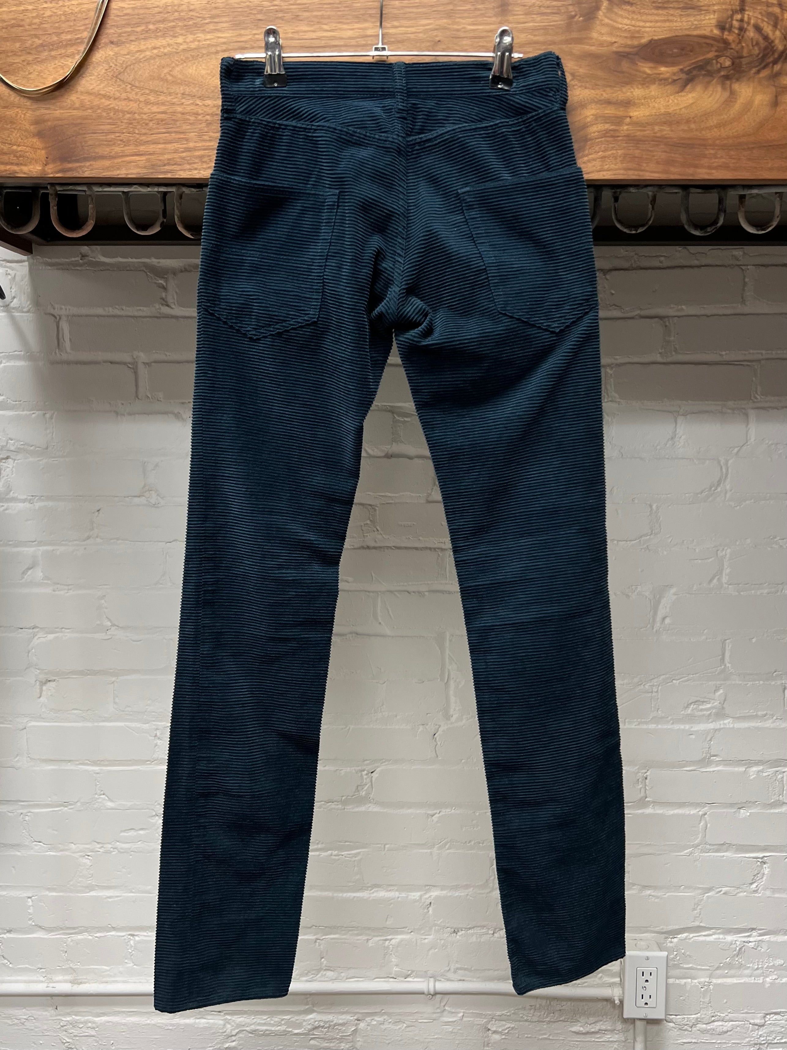 Undercover Undercover AW05 “Arts and Crafts” Navy Blue Corduroy Pants Size US 26 / EU 42 - 4 Thumbnail