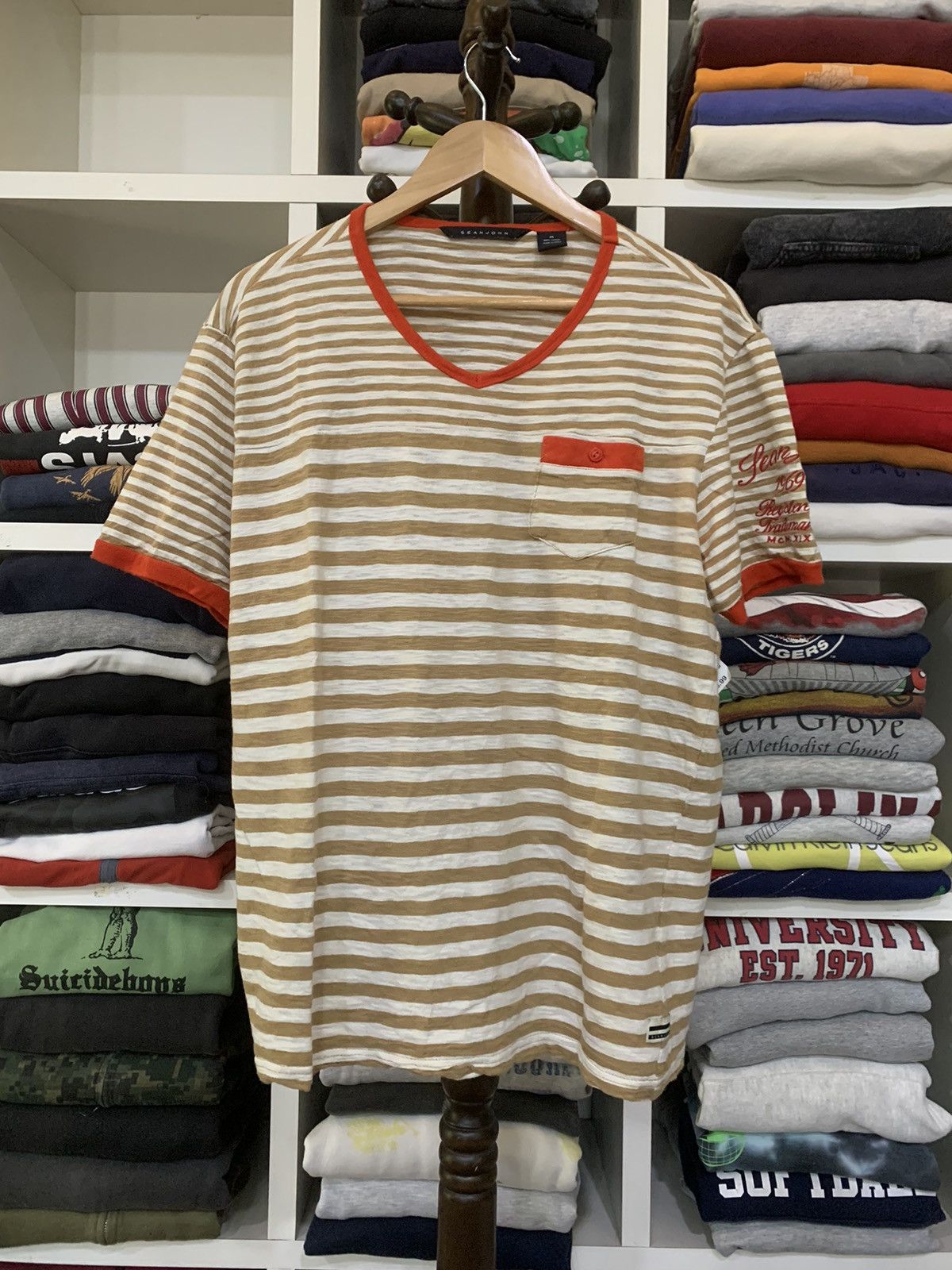 Sean John Sean john Stripe Tee Size US M / EU 48-50 / 2 - 1 Thumbnail