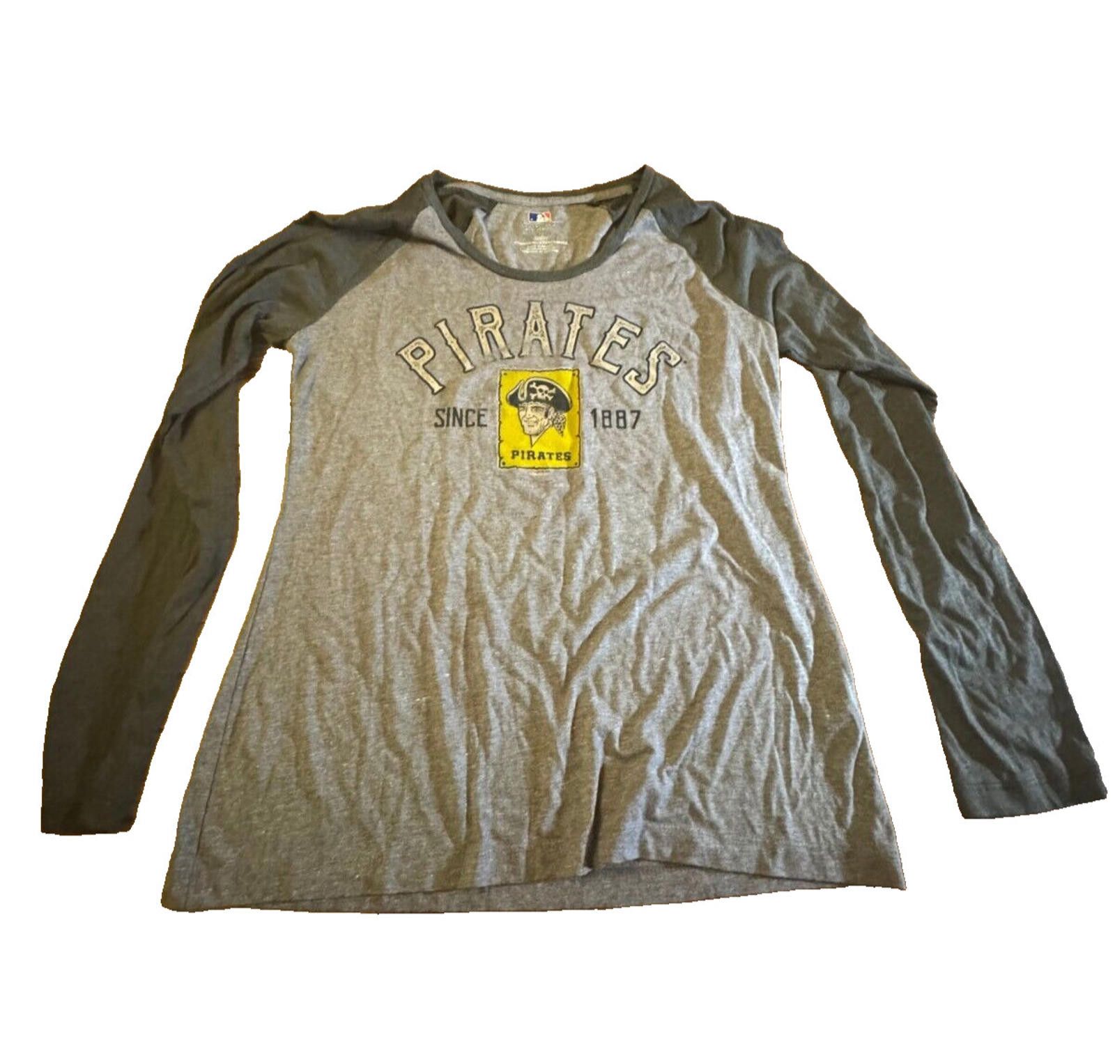 MLB Pittsburgh Pirates MLB Grey Baseball Shirt Womens M Size ONE SIZE - 1 Thumbnail