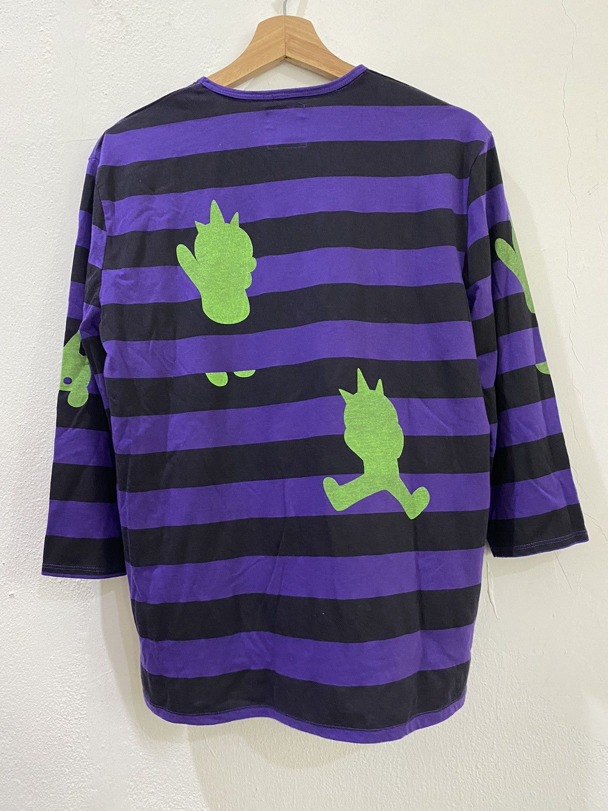 Japanese Brand 🔥Rare PPFM Stripe Long Sleeve Tshirt Size US M / EU 48-50 / 2 - 2 Thumbnail