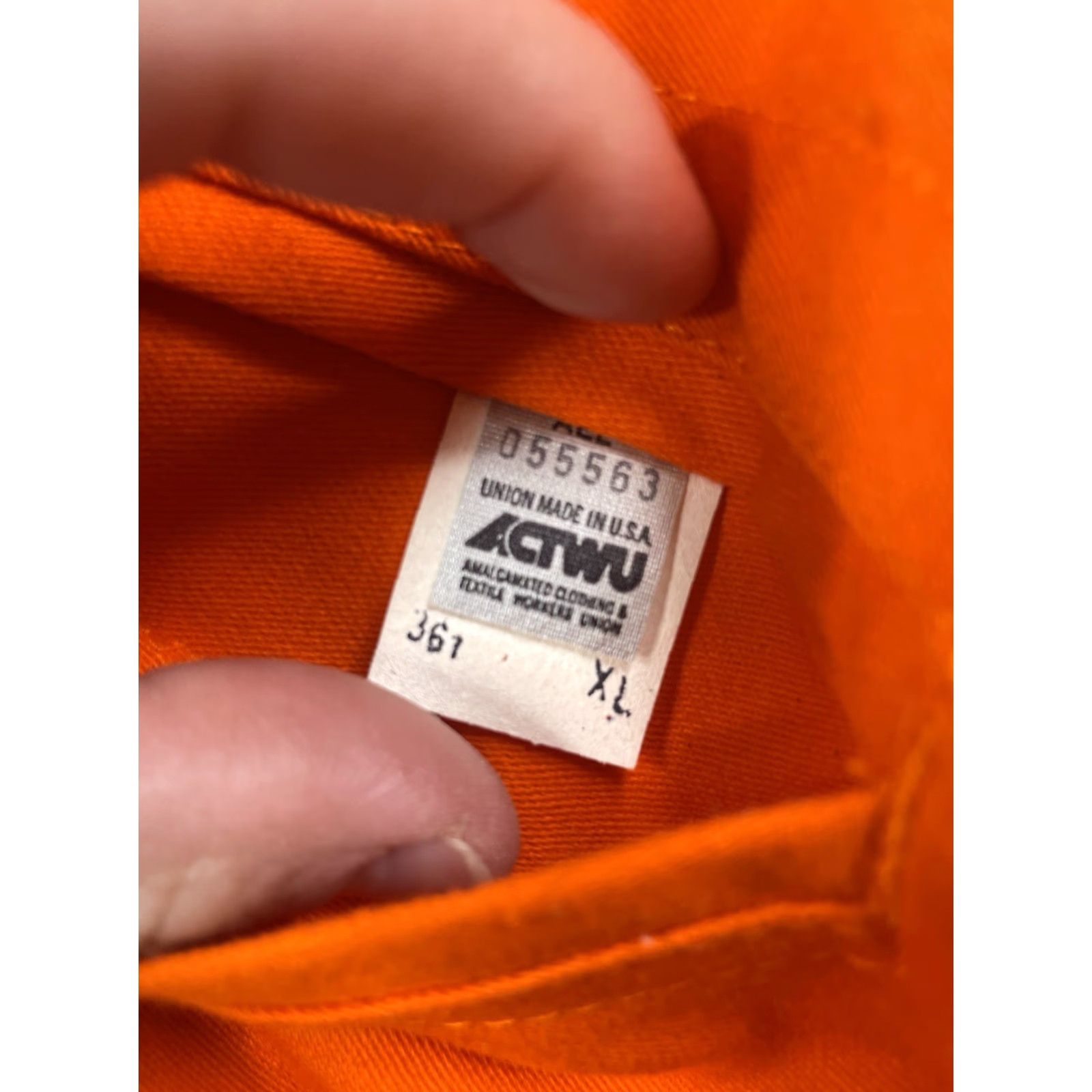 Vintage VINTAGE Flame Resistant Tyndale Jacket Blaze Orange Hood Indura Westex XL Size US XL / EU 56 / 4 - 3 Thumbnail
