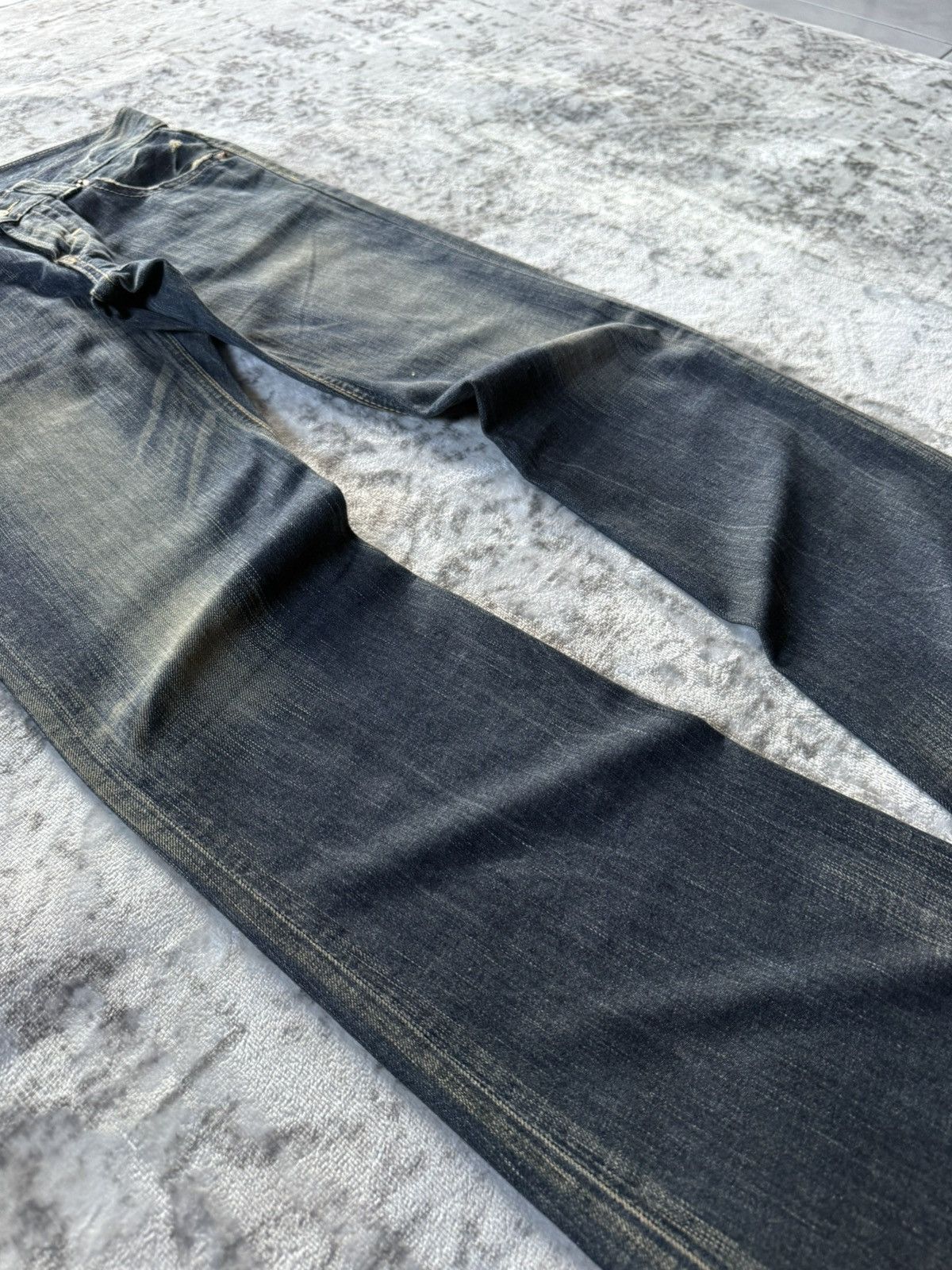 If Six Was Nine Edwin Japan 503 Studded Mud Wash Spiral Flared Jeans Size US 28 / EU 44 - 7 Thumbnail