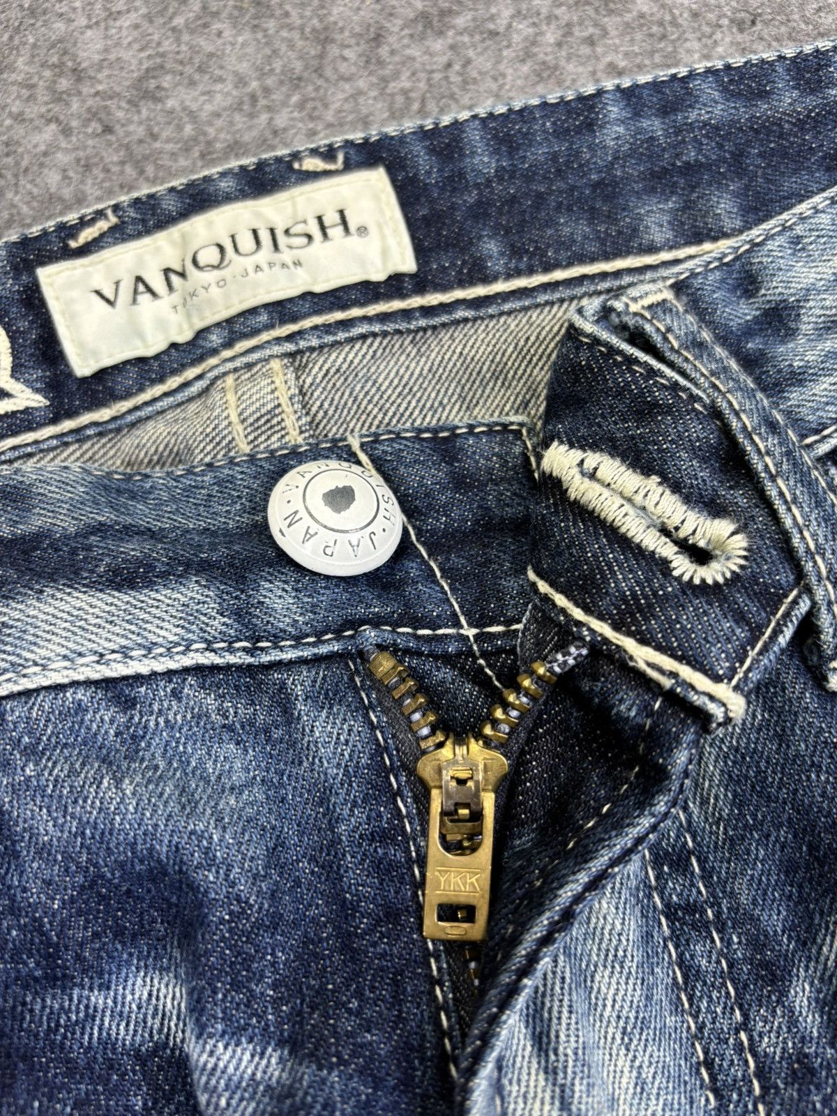 💥Insane Style💥Vanquish Paint Spltter Distressed Denim F707