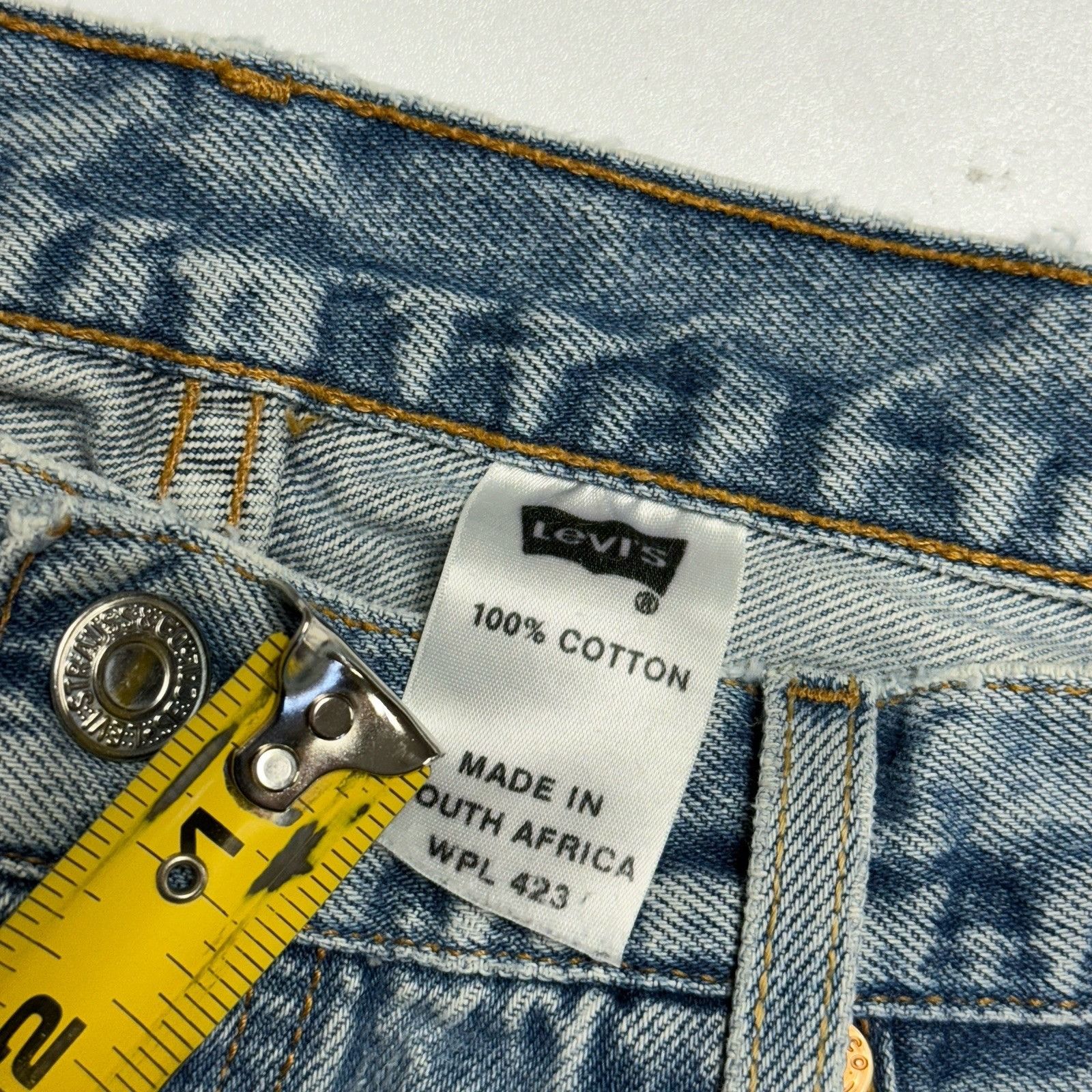 Levi's Levi's 501xx Jeans Mens Size 38x36 (32x30.5) Light Wash Deni Size US 38 / EU 54 - 13 Thumbnail