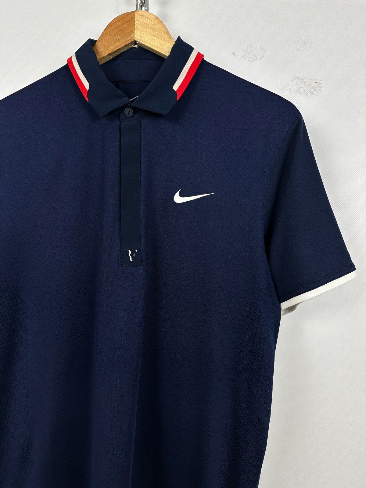 Nike Nike Roger Federer RF 2012 Open NYC Tennis Polo Shirt Size US M / EU 48-50 / 2 - 7 Thumbnail