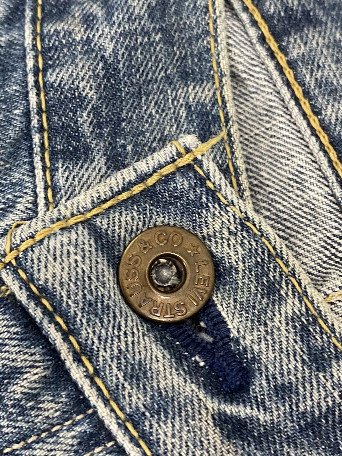 Japanese Brand × Levi's Levis 502 Denim Straight Cut Loose Fit Distressed Size US 32 / EU 48 - 8 Thumbnail