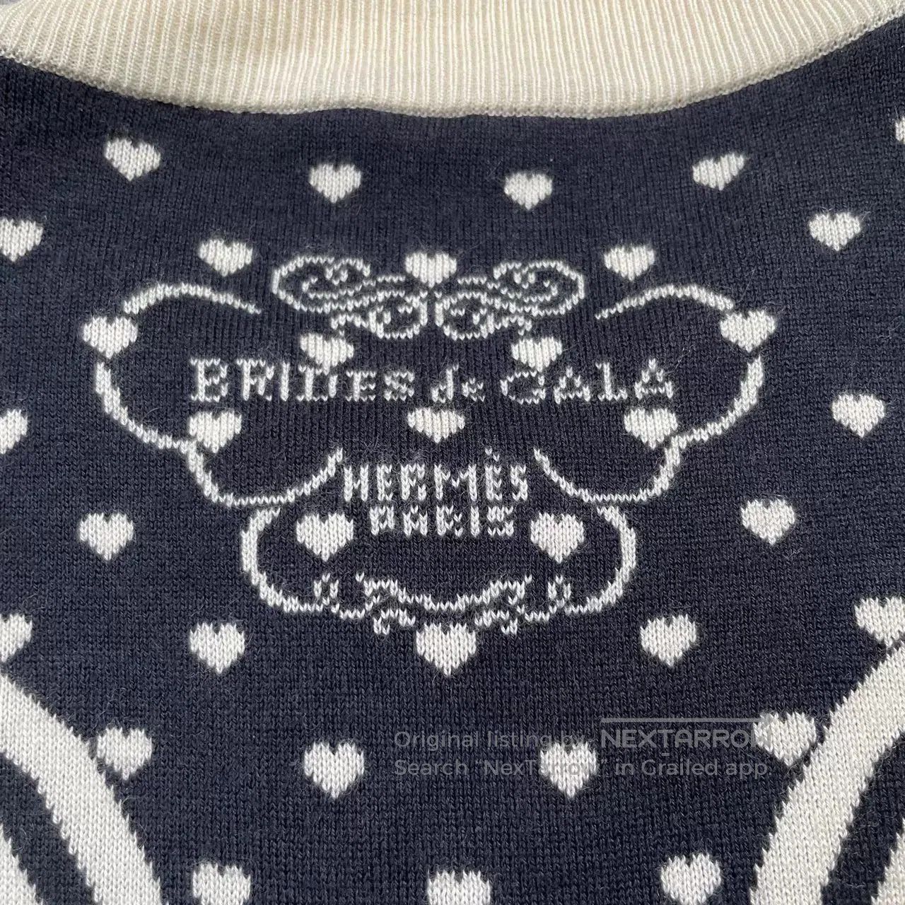 Hermes HERMES Black Knit Cardigan Coat. Size US XS / EU 42 / 0 - 5 Thumbnail