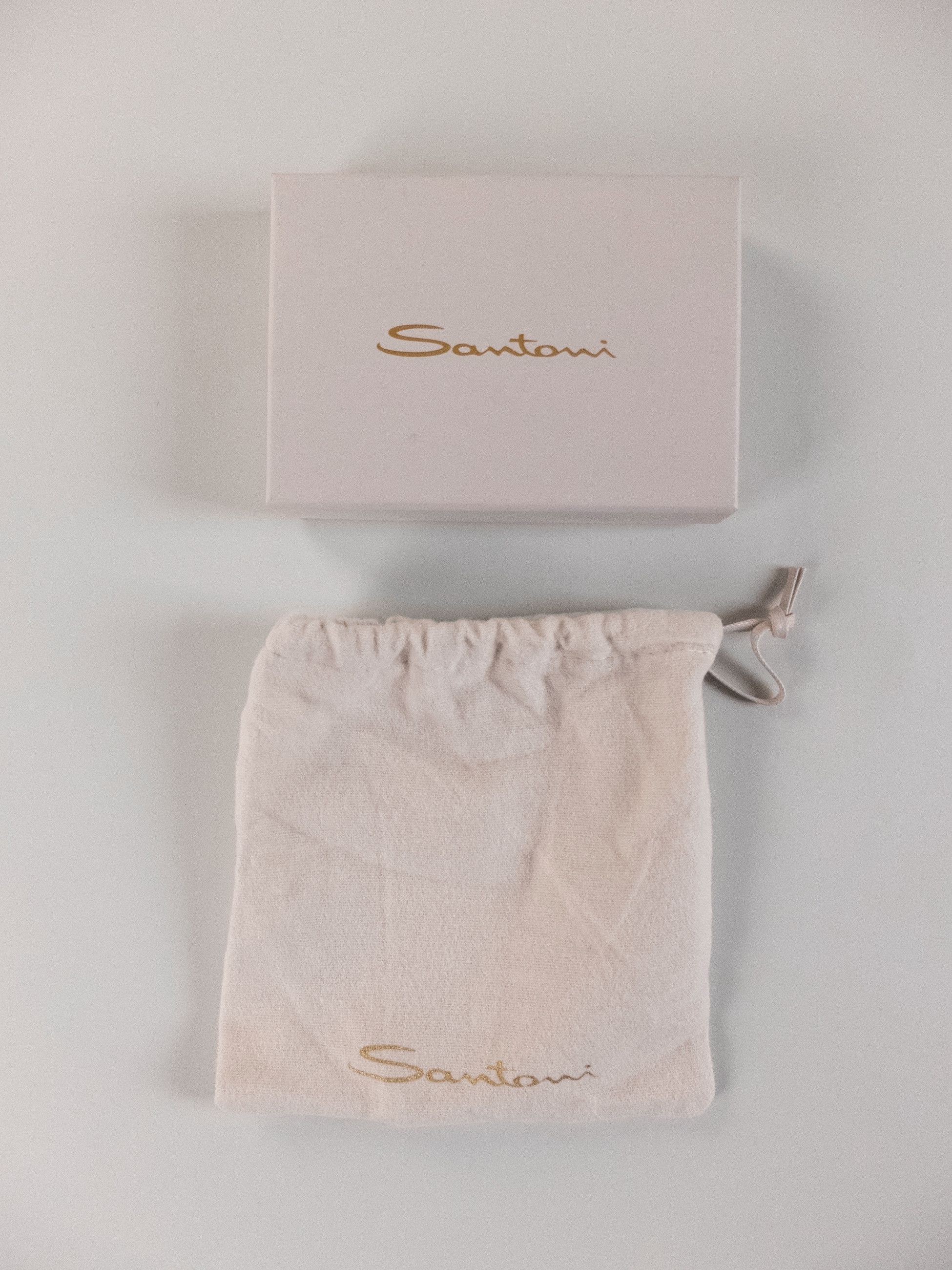 Santoni SANTONI blue classic leather bifold wallet billfold Italy Size ONE SIZE - 9 Thumbnail