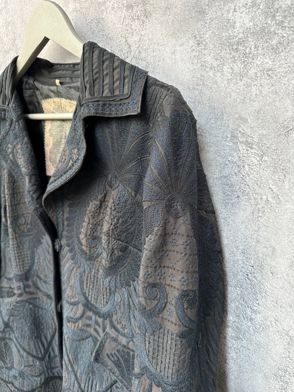 Johnny Was Biya by Johnny Was Coat Embroidered Silk/Linen Jacket Size S / US 4 / IT 40 - 6 Thumbnail
