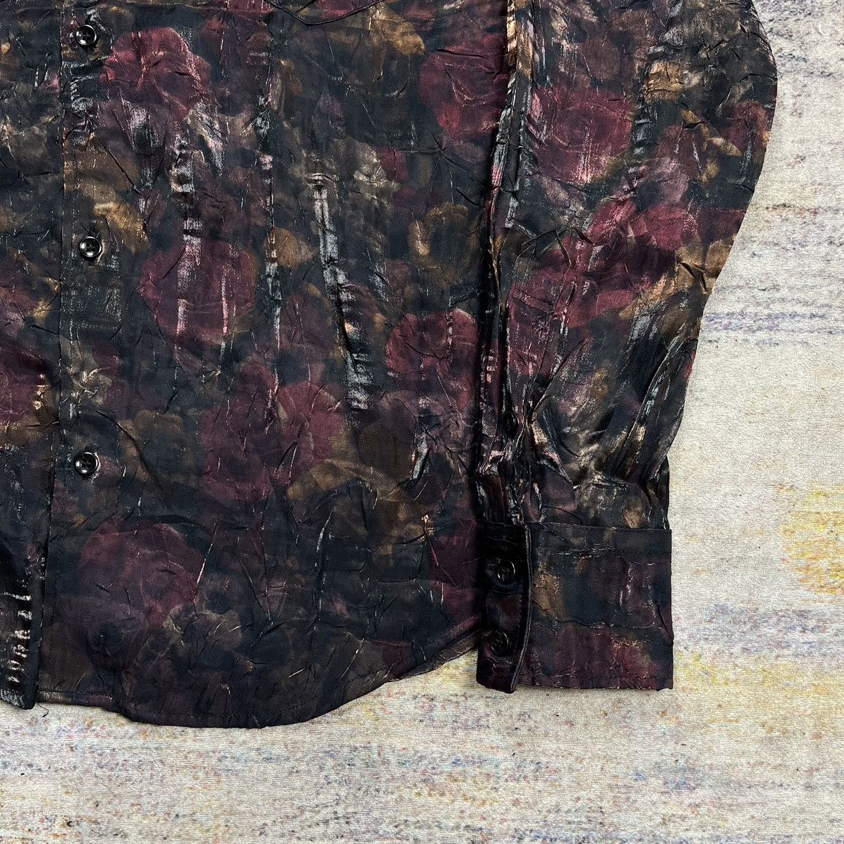 14th Addiction × Le Grande Bleu (L.G.B.) × Tornado Mart Tornado Mart japan flower iridescent wrinkle shirt Size US M / EU 48-50 / 2 - 7 Thumbnail