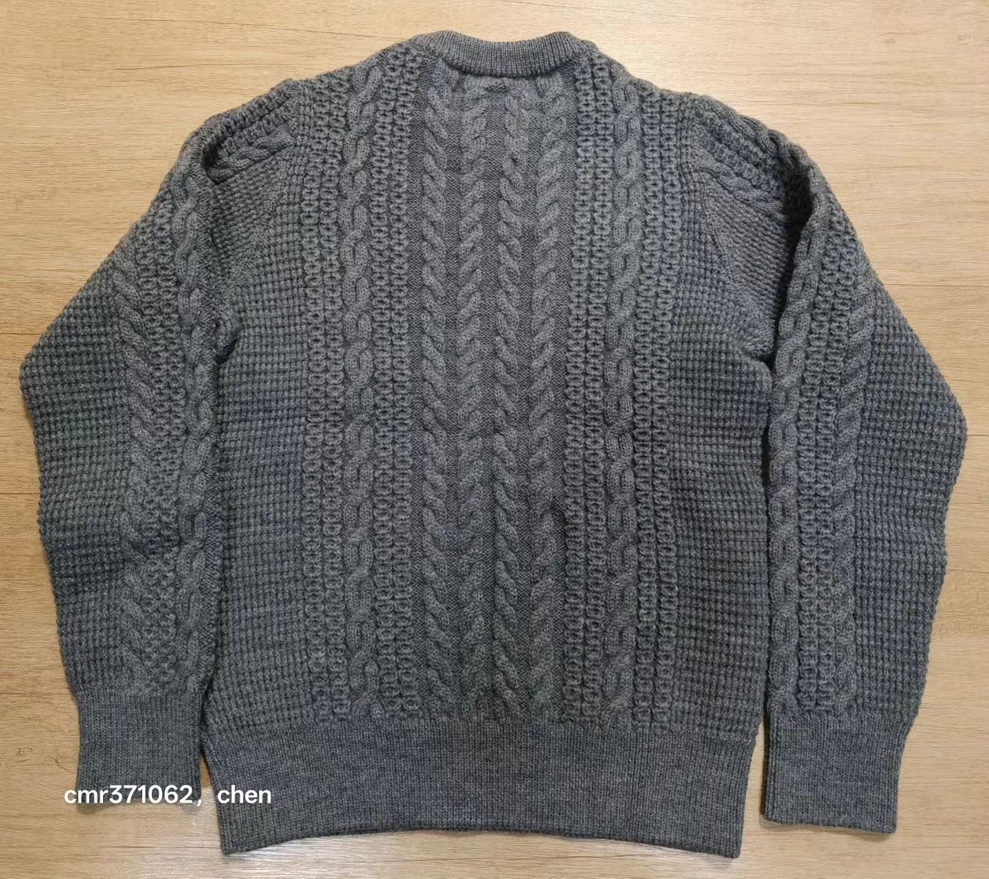 Visvim visvim 17aw spot fisherman cable knit grey2 nwt slim limited Size US M / EU 48-50 / 2 - 6 Thumbnail