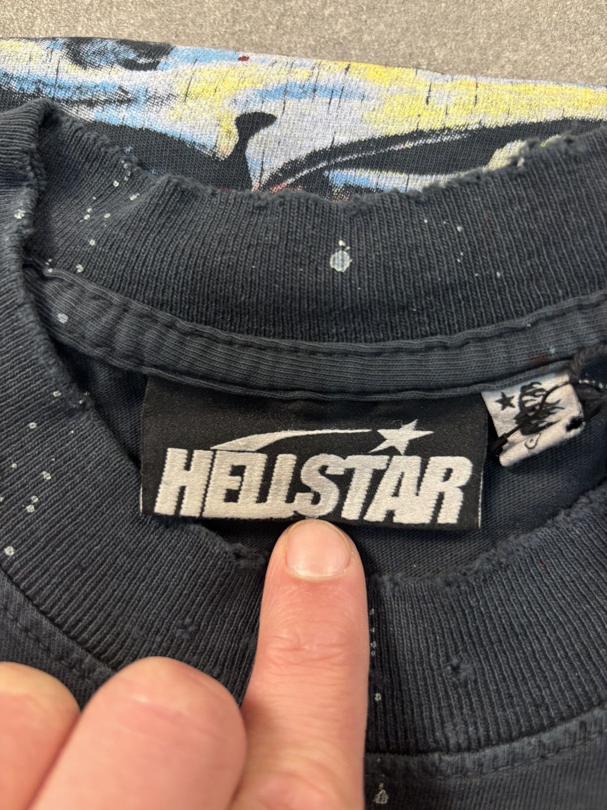 HELLSTAR Hellstar Inner Peace Skeleton T-Shirt, Black Size US L / EU 52-54 / 3 - 11 Thumbnail