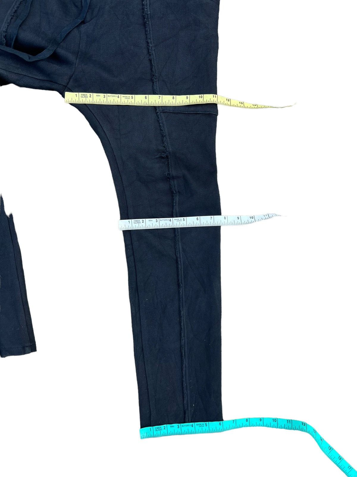 Bajra Bajra Made in Japan Raw Cut Black Trouser Stretch Pant Size US 30 / EU 46 - 4 Thumbnail
