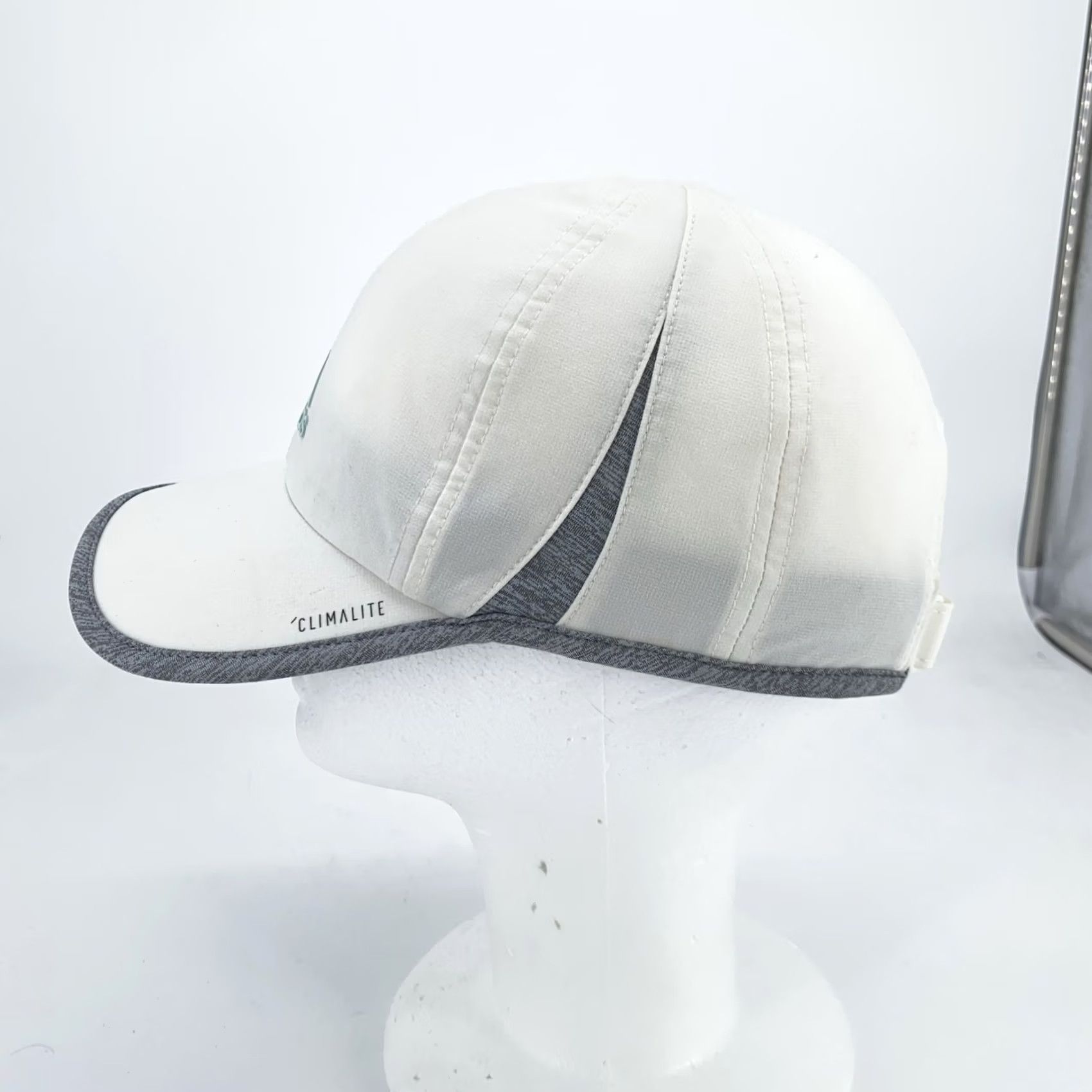 Adidas Adidas Hat Cap Strap Back Climalite Performance Athletic Running Golf Mens One Size White" Size ONE SIZE - 4 Thumbnail