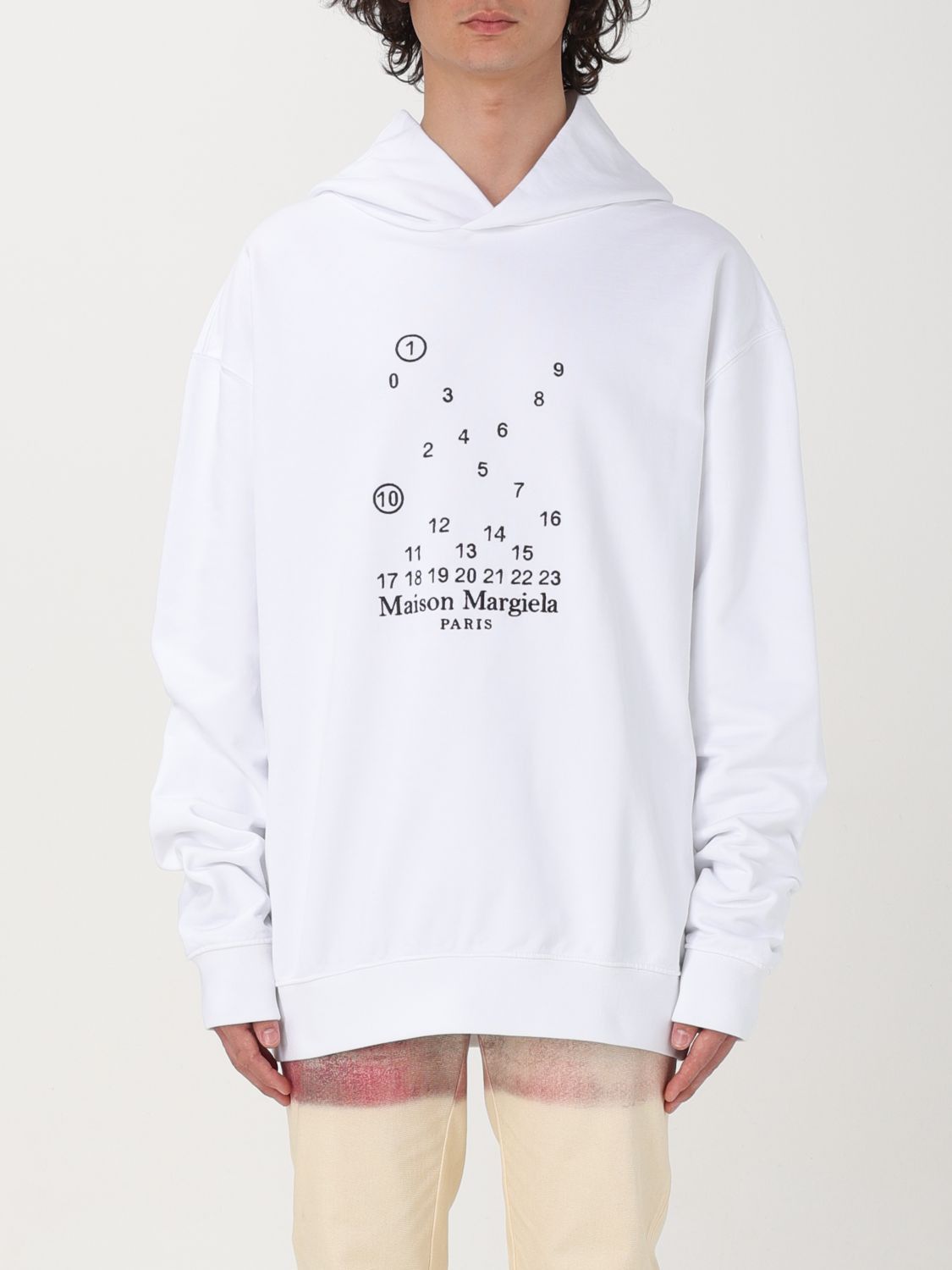 image of Maison Margiela Sweatshirt Men White (Size 2XL)