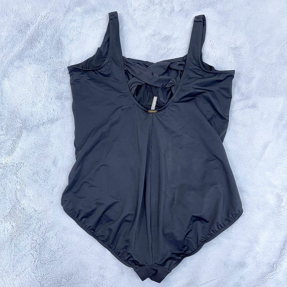 Lands' End Lands End SlenderSuit Carmela One Piece Swimsuit Black 22W Size ONE SIZE - 3 Thumbnail