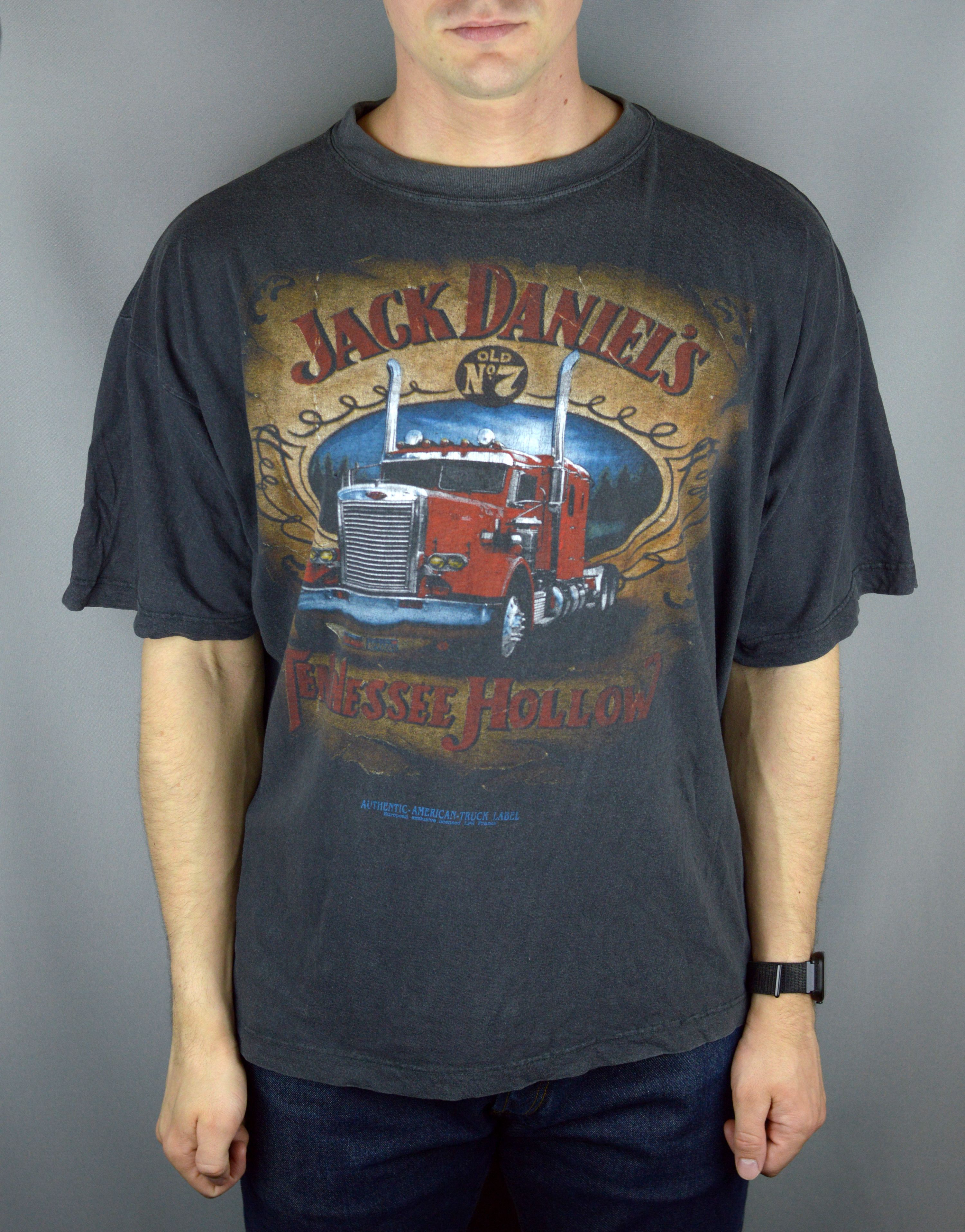 Vintage Vintage Jack Daniels 90s t shirt Size US L / EU 52-54 / 3 - 1 Thumbnail