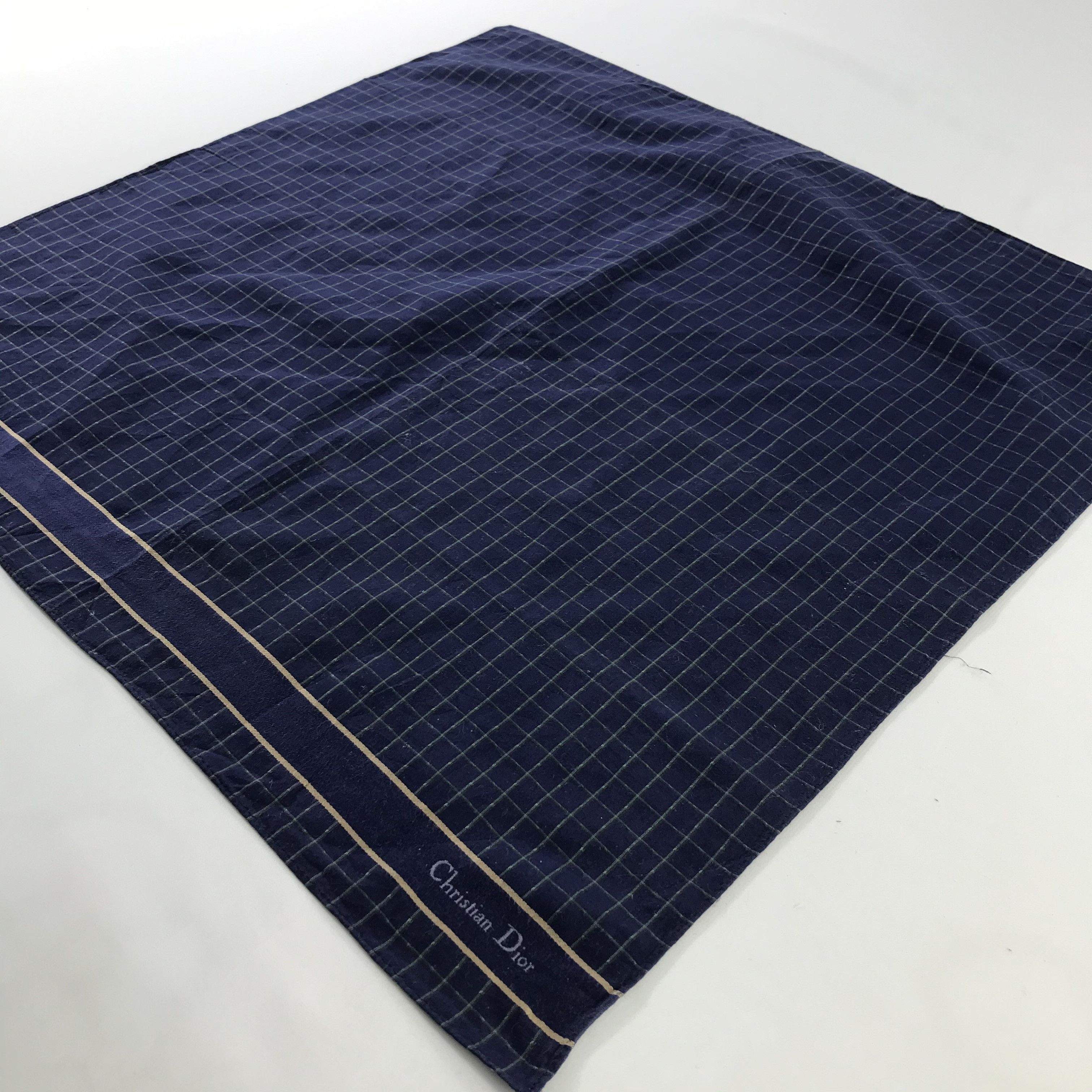 Christian Dior Monsieur × Vintage Christian Dior Bandana / Handkerchief / Neckerchief - S610 Size ONE SIZE - 2 Thumbnail